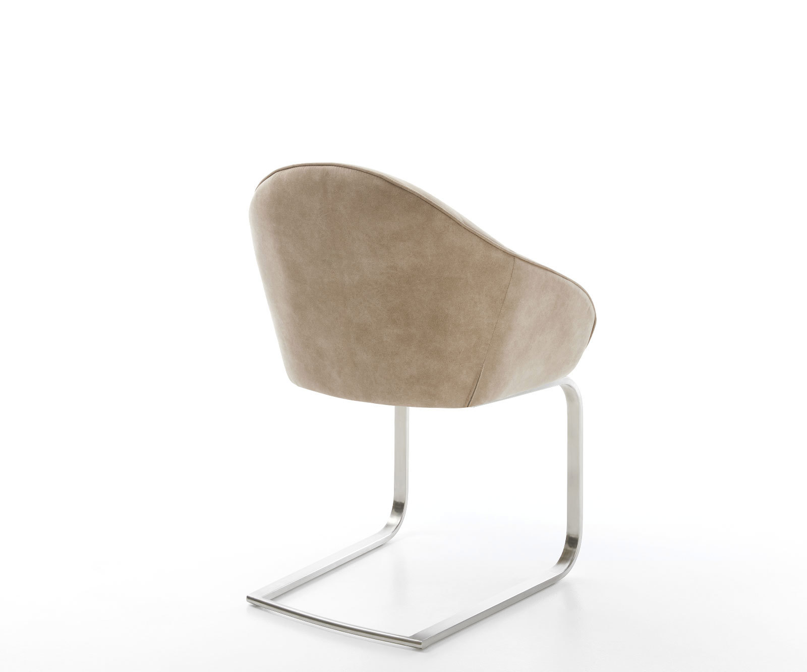 Étkezőszék Gaio-Flex mikroszálas bézs vintage étkezőszék lapos rozsdamentes acél - Image 5