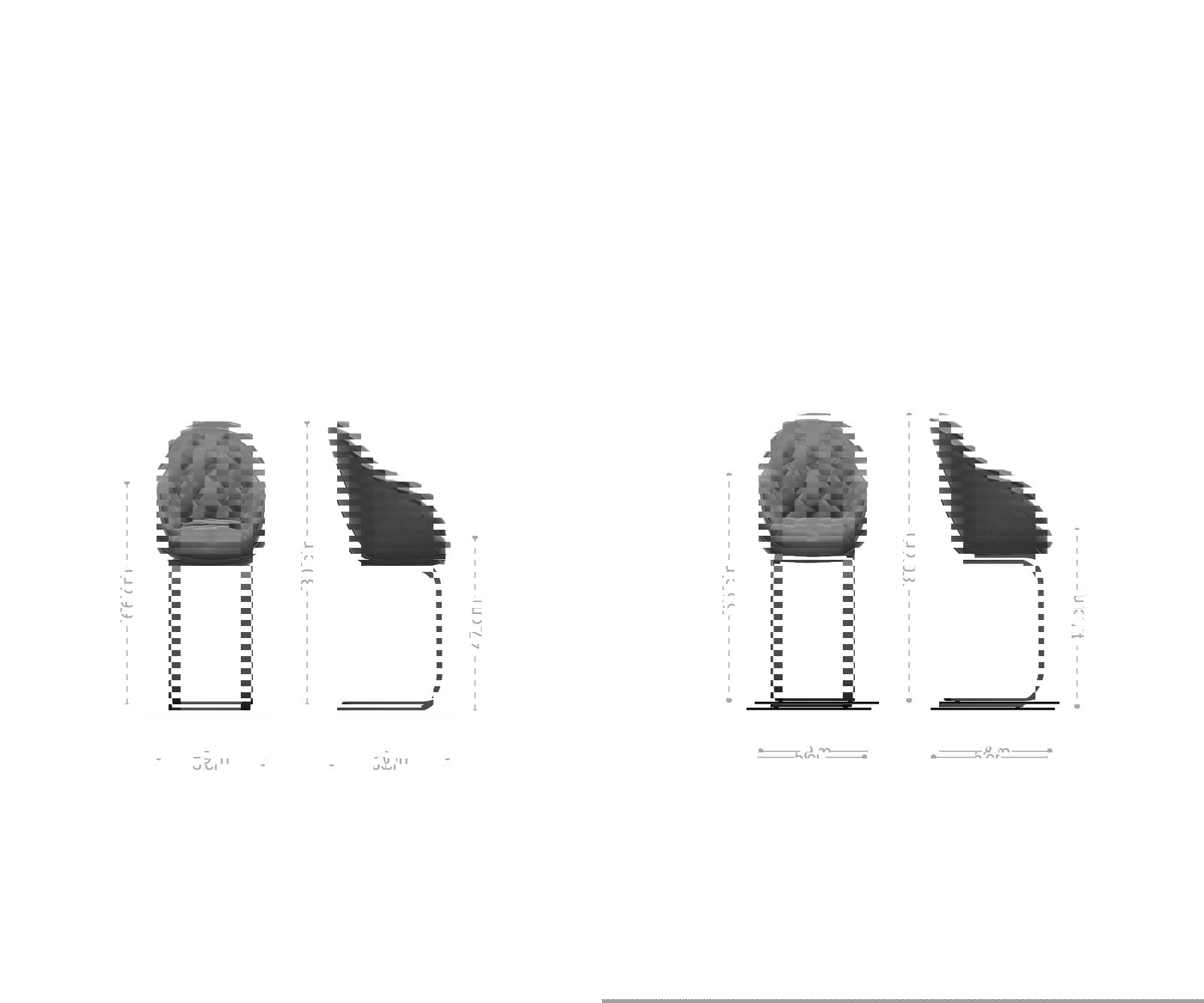 Étkezőszék Gaio-Flex mikroszálas bézs vintage étkezőszék lapos rozsdamentes acél - Image 6