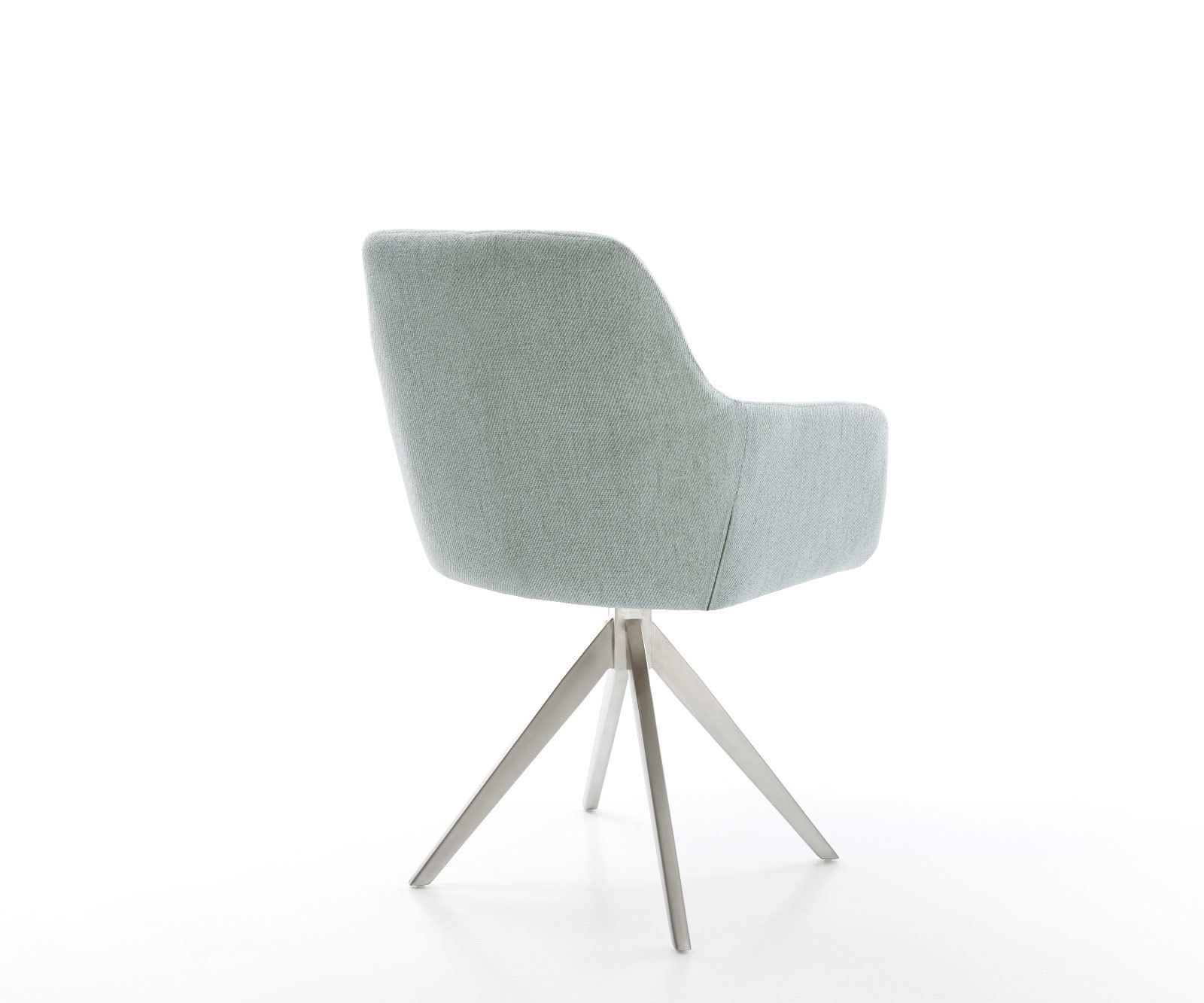 Étkezőszék Pejo-Flex csíkos mentol kereszt láb szögletes rozsdamentes acél zsákrugós - Image 5