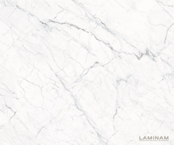 Étkezőasztal Edge hajóformájú 200x100 cm Laminam® Statuarietto kerámia fehér középső láb laposacél fekete - Image 3