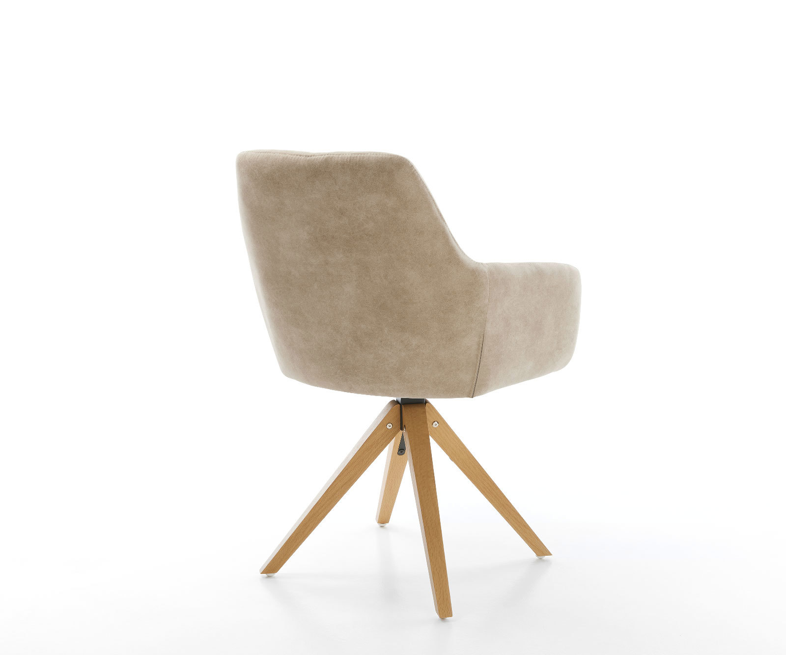 Étkezőszék Pejo-Flex mikroszálas bézs vintage fa láb szögletes természetes zsákrugós - Image 5