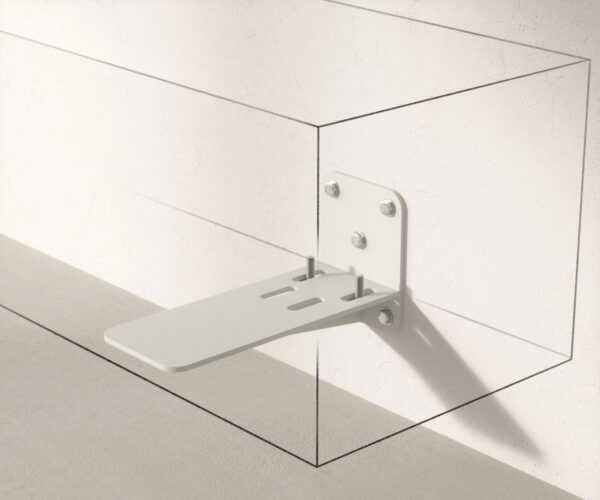 Komód New Live-Edge 145 cm akác természetes 2 ajtós 2 fiókos 1 rekeszes lebegő - Image 6