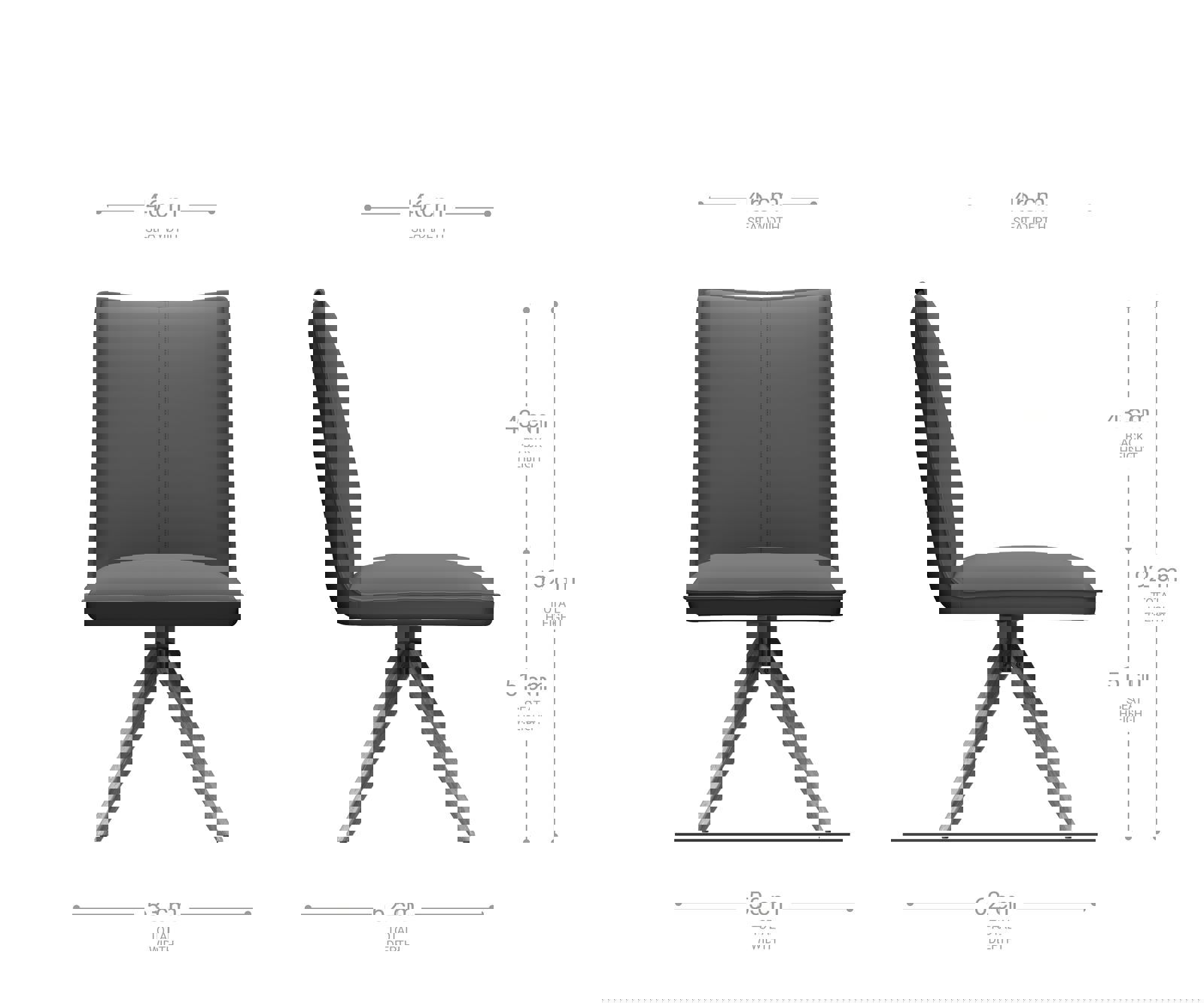 Étkezőszék Lelio-Flex mikroszálas taupe vintage fa láb szögletes természetes zsákrugós - Image 6