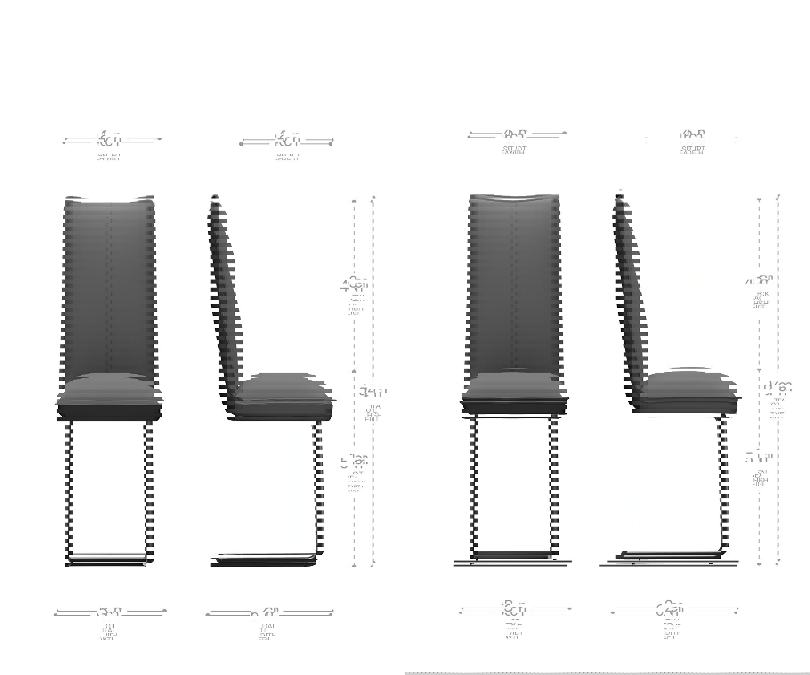 Étkezőszék Lelio-Flex mikroszálas taupe vintage étkezőszék kerek fekete zsákrugós - Image 6