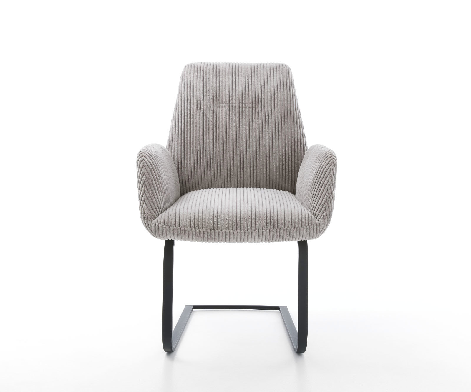 Étkezőszék Zoa-Flex mikroszálas ezüstszürke étkezőszék lapos fekete zsákrugós - Image 2