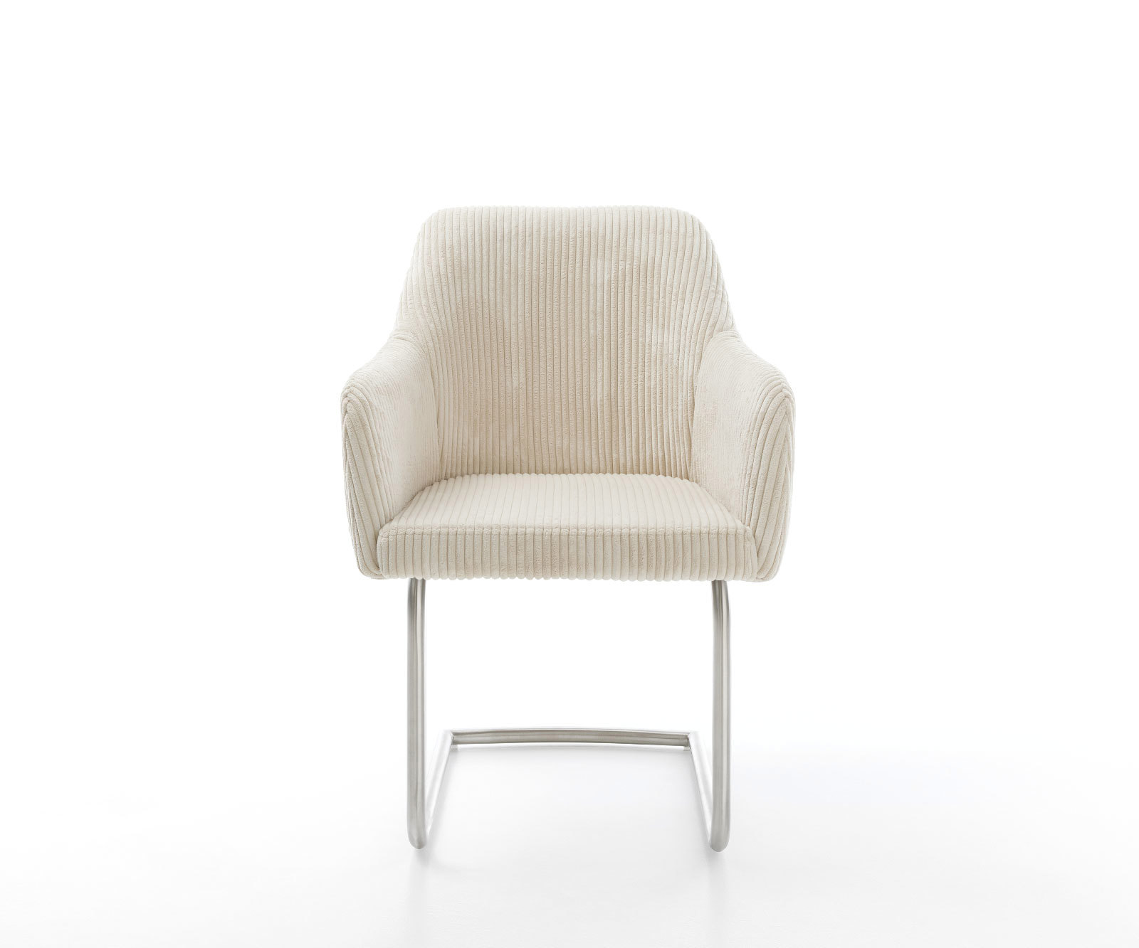 Étkezőszék Greg-Flex mikroszálas bézs étkezőszék kerek rozsdamentes acél zsákrugós - Image 2