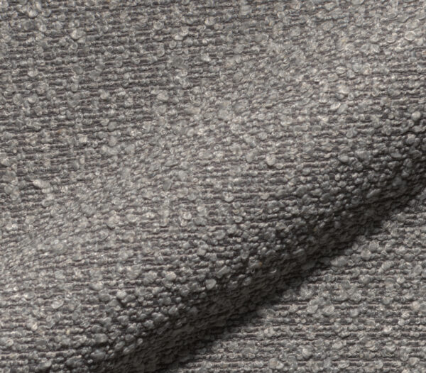 Étkezőszék Nube-Flex bouclé ezüstszürke kereszt láb széles titán hatású 360° forgatható zsákrugós matrac - Image 3