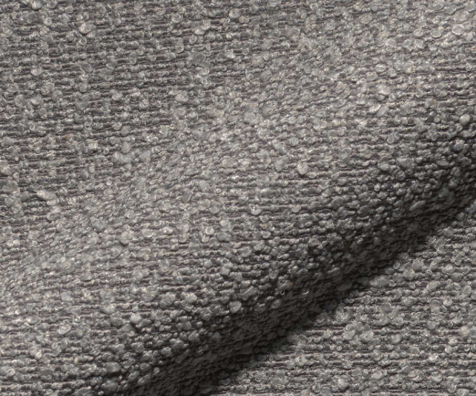 Étkezőszék Nube-Flex bouclé ezüstszürke kúpos rozsdamentes acél kereszt láb 180° forgatható zsákrugós matrac - Image 3