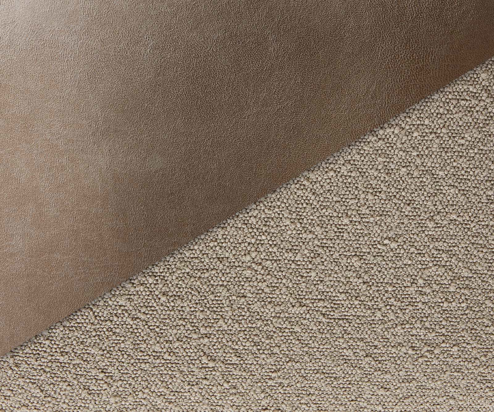 Étkezőszék Luan-Flex karfás vegyes anyagok sötét bézs vékony lábazat rozsdamentes acél - Image 3