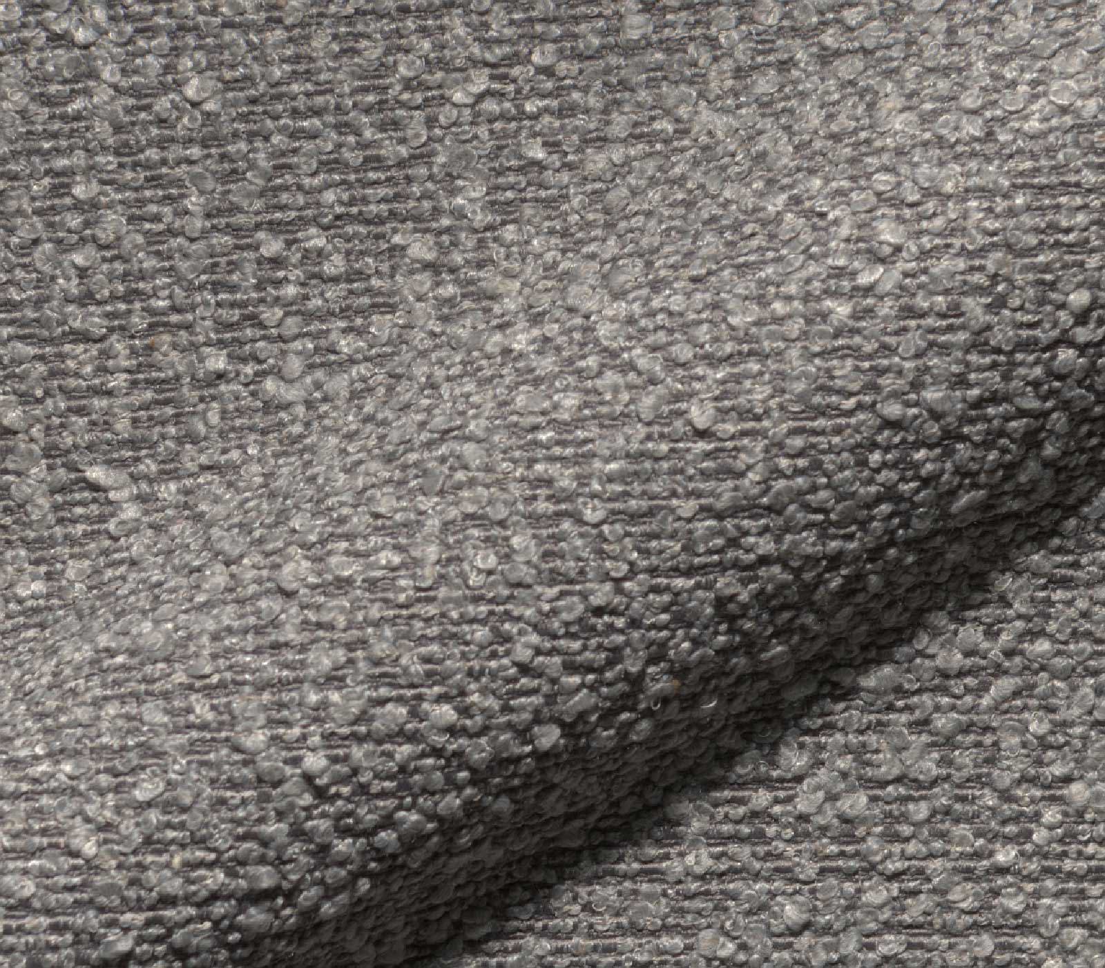 Étkezőszék Jova-Flex karfás bouclé ezüstszürke kereszt láb széles rozsdamentes acél 360° forgatható zsákrugós - Image 3