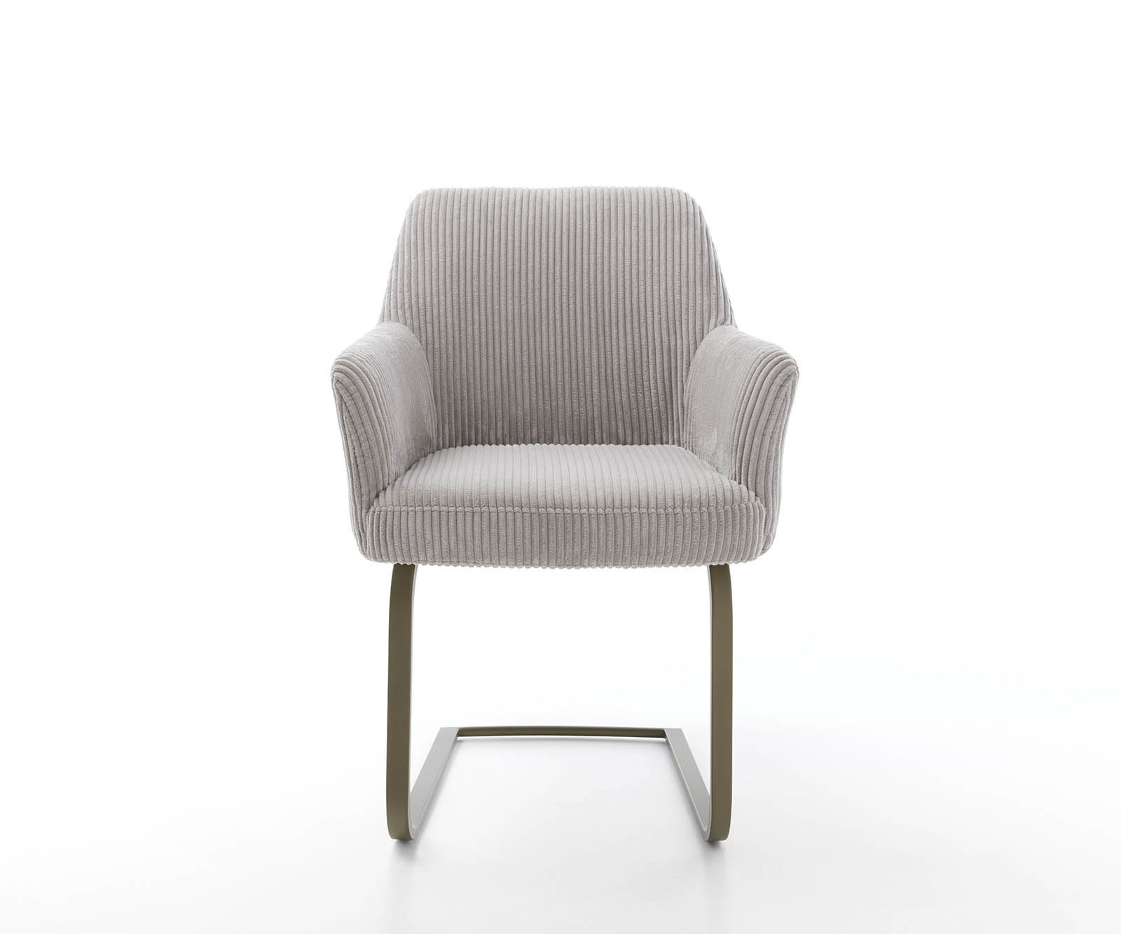 Étkezőszék Xana-Flex karfás mikroszálas ezüstszürke étkezőszék lapos titán effekt felület zsákrugós - Image 2