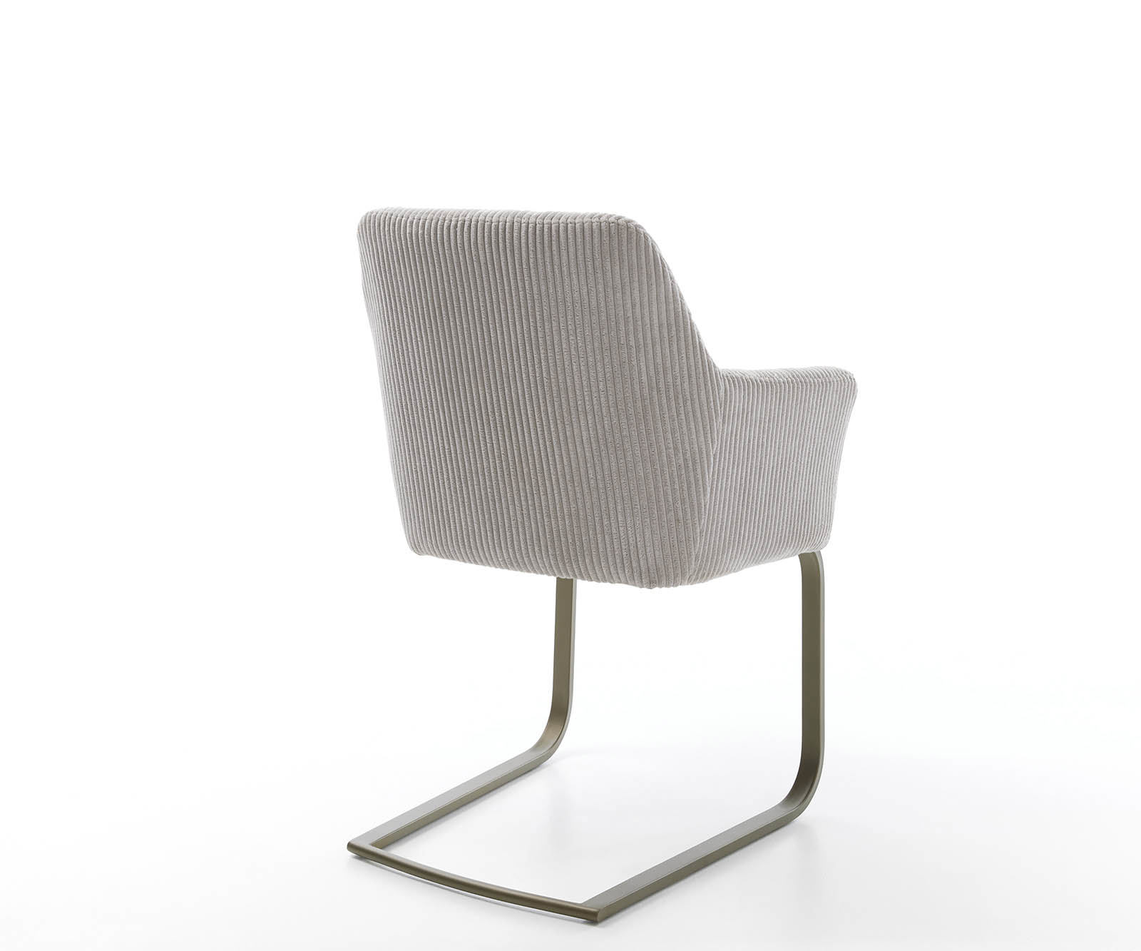 Étkezőszék Xana-Flex karfás mikroszálas ezüstszürke étkezőszék lapos titán effekt felület zsákrugós - Image 5