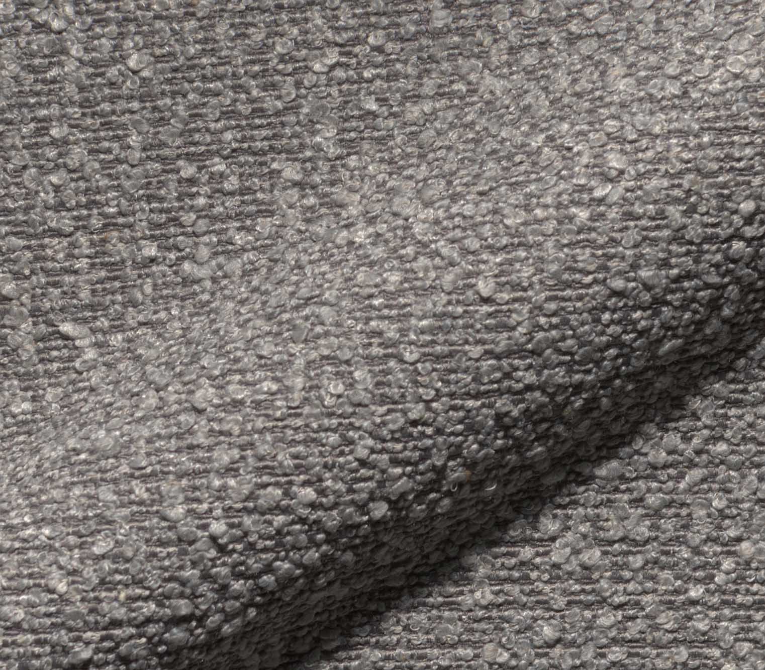 Étkezőszék Jova-Flex karfás bouclé ezüstszürke kereszt láb széles titán effekt felület 360° forgatható zsákrugós - Image 3