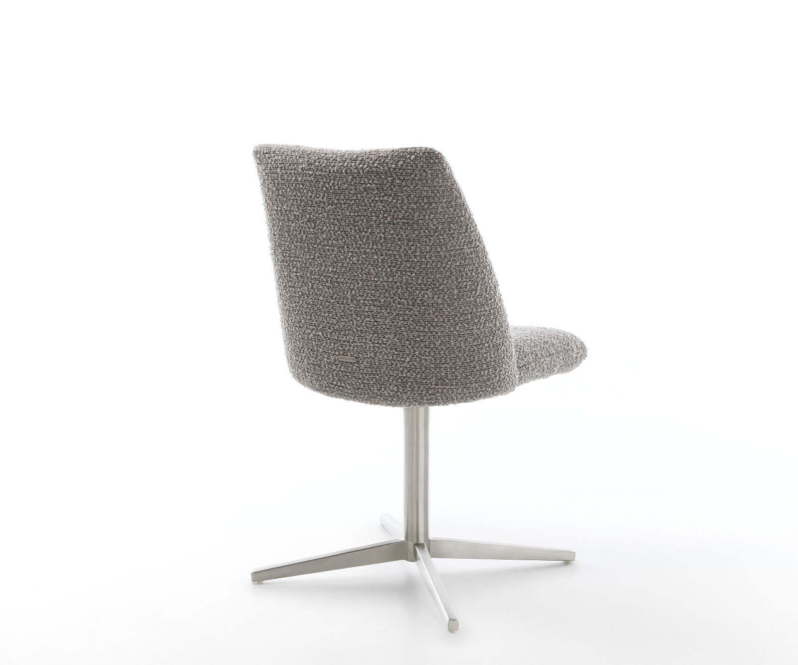 Étkezőszék Elso-Flex bouclé ezüstszürke rozsdamentes acél láb 360° forgatható zsákrugós - Image 5