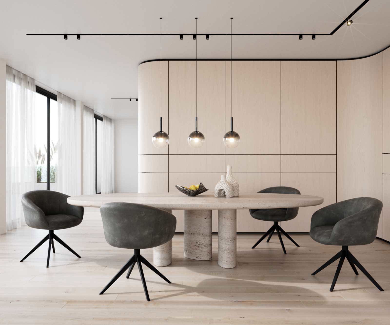 Étkezőszék Vinka-Flex karfás mikroszálas antracit vintage kereszt láb széles fekete 360° forgatható zsákrugós - Image 6