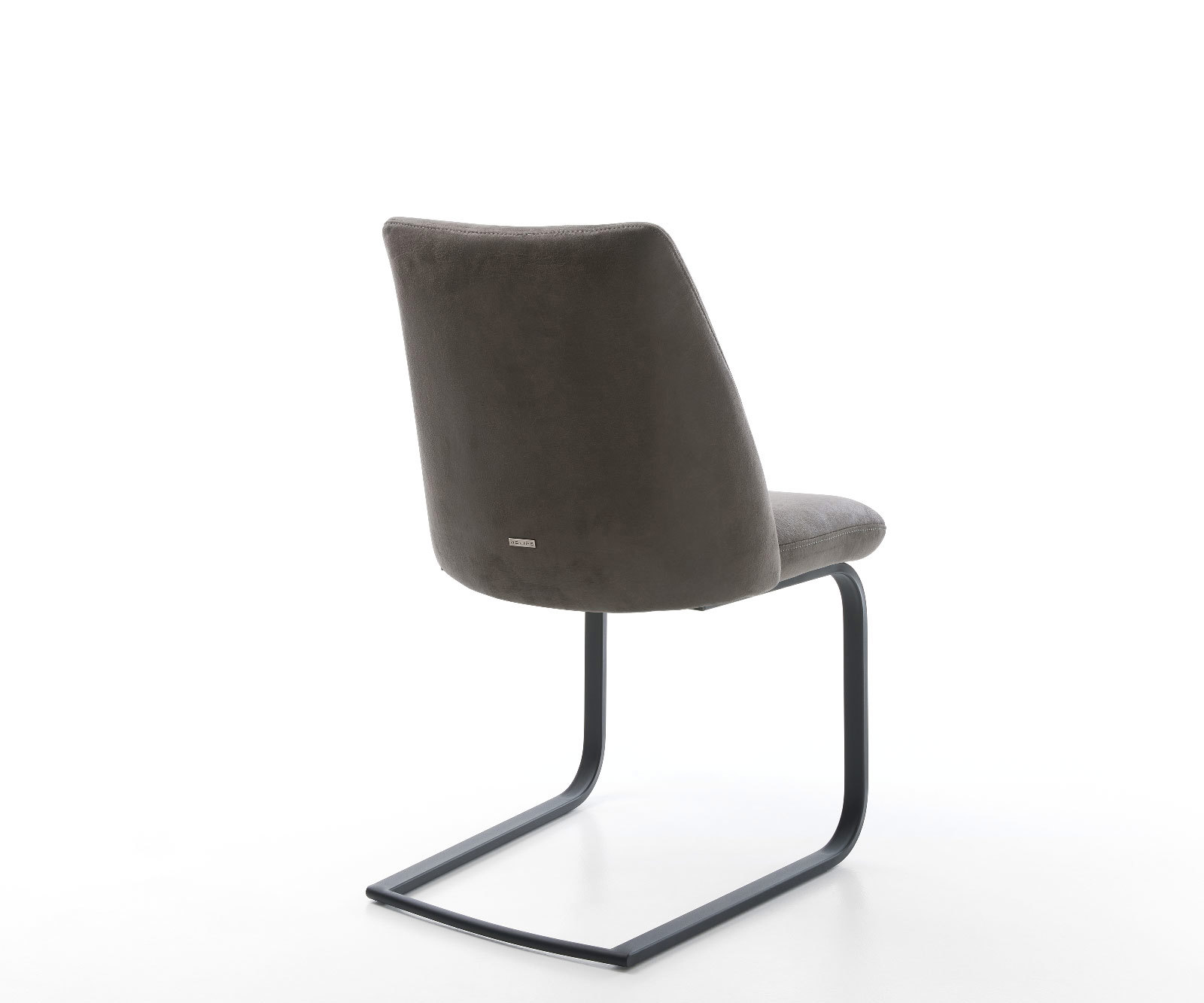 Étkezőszék Elso-Flex mikroszálas antracit vintage étkezőszék lapos fekete zsákrugós - Image 5