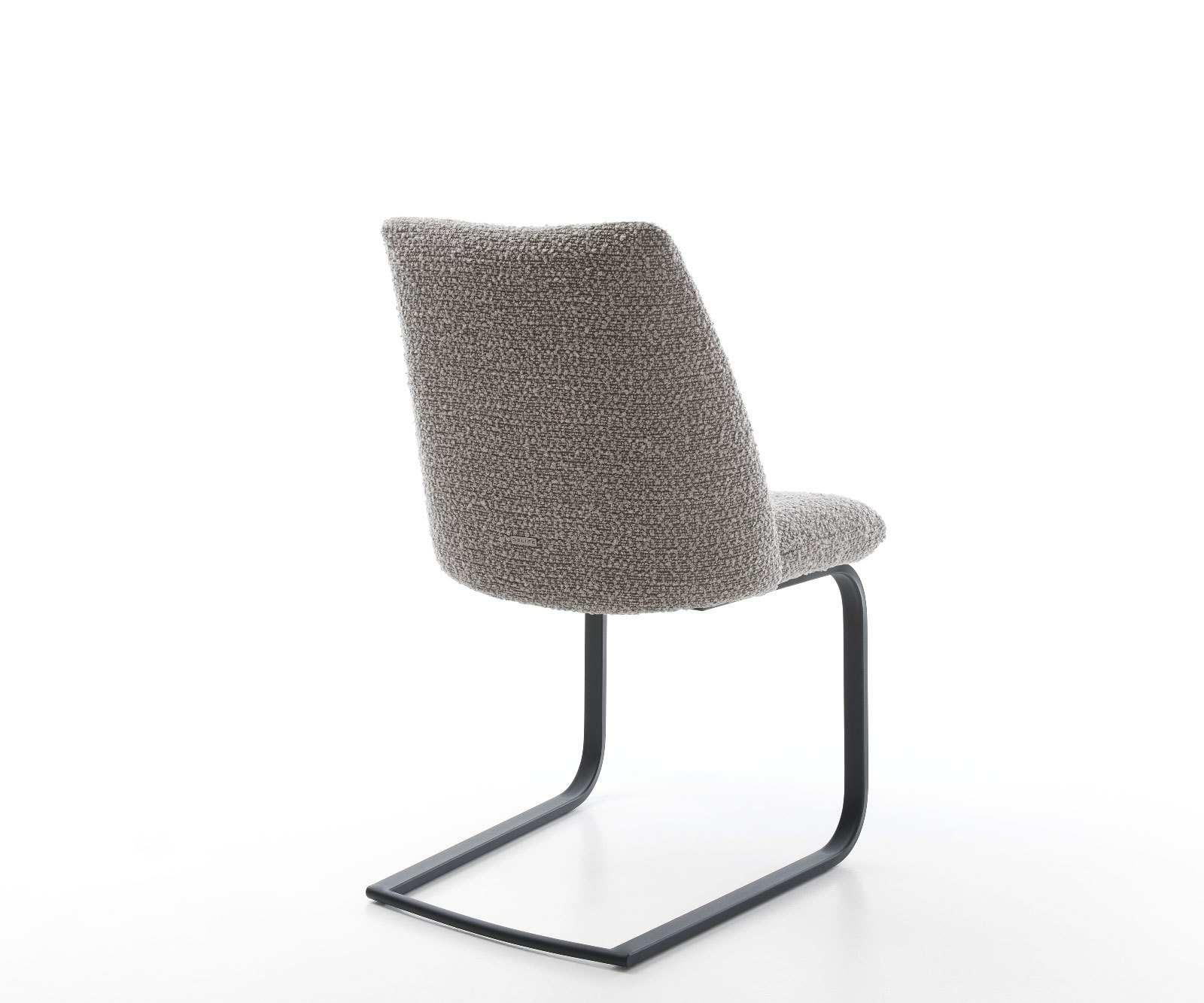 Étkezőszék Elso-Flex bouclé ezüstszürke étkezőszék lapos fekete zsákrugós - Image 5