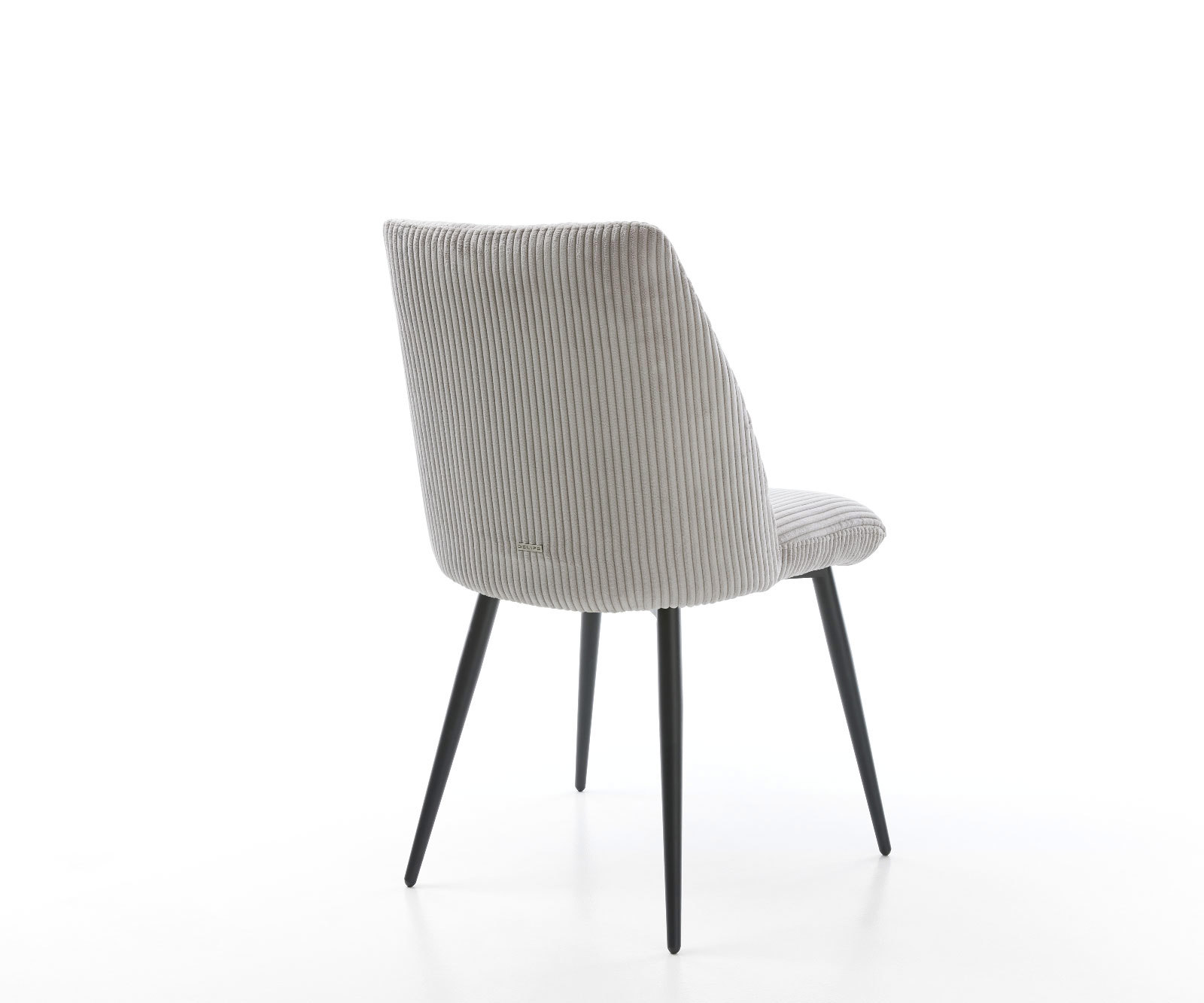 Étkezőszék Elso-Flex mikroszálas ezüstszürke 4 lábas kúpos fekete zsákrugós - Image 5