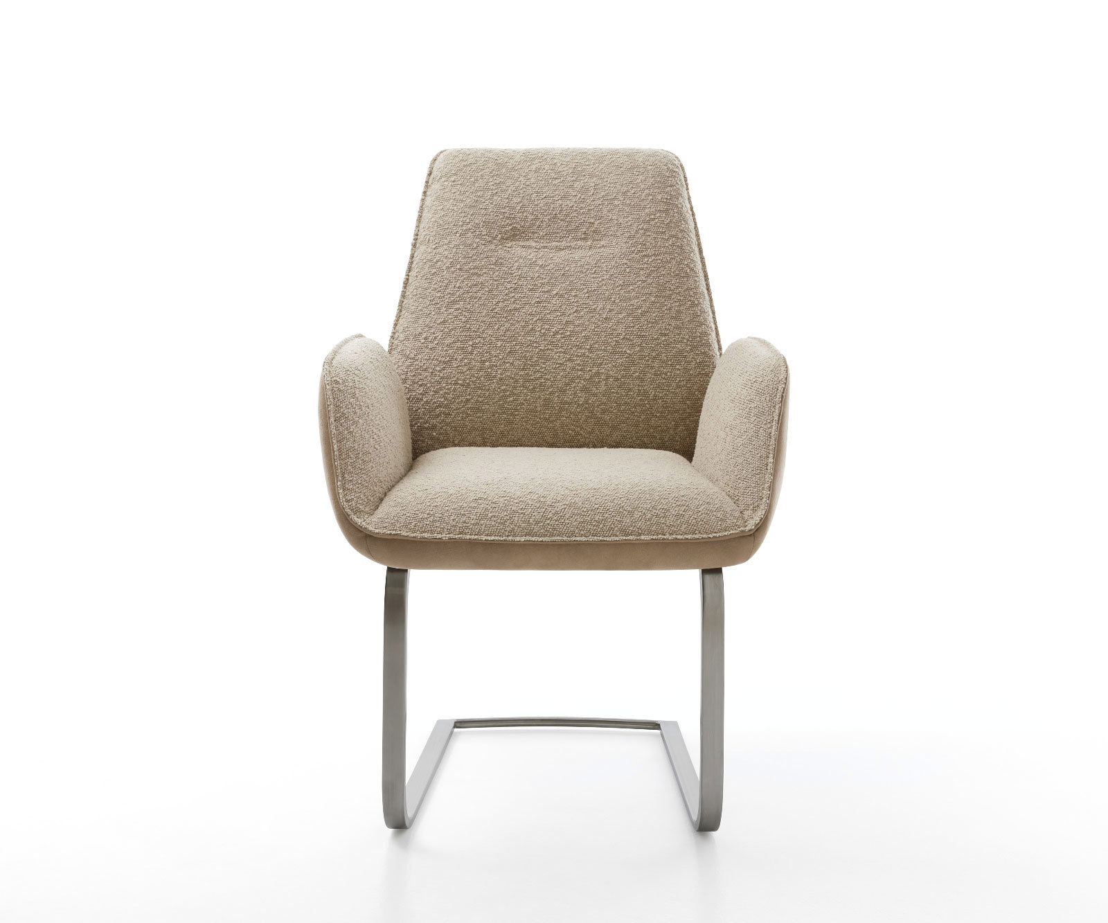 Étkezőszék Zoa-Flex vegyes anyagok sötét bézs étkezőszék lapos antracit zsákrugós - Image 2