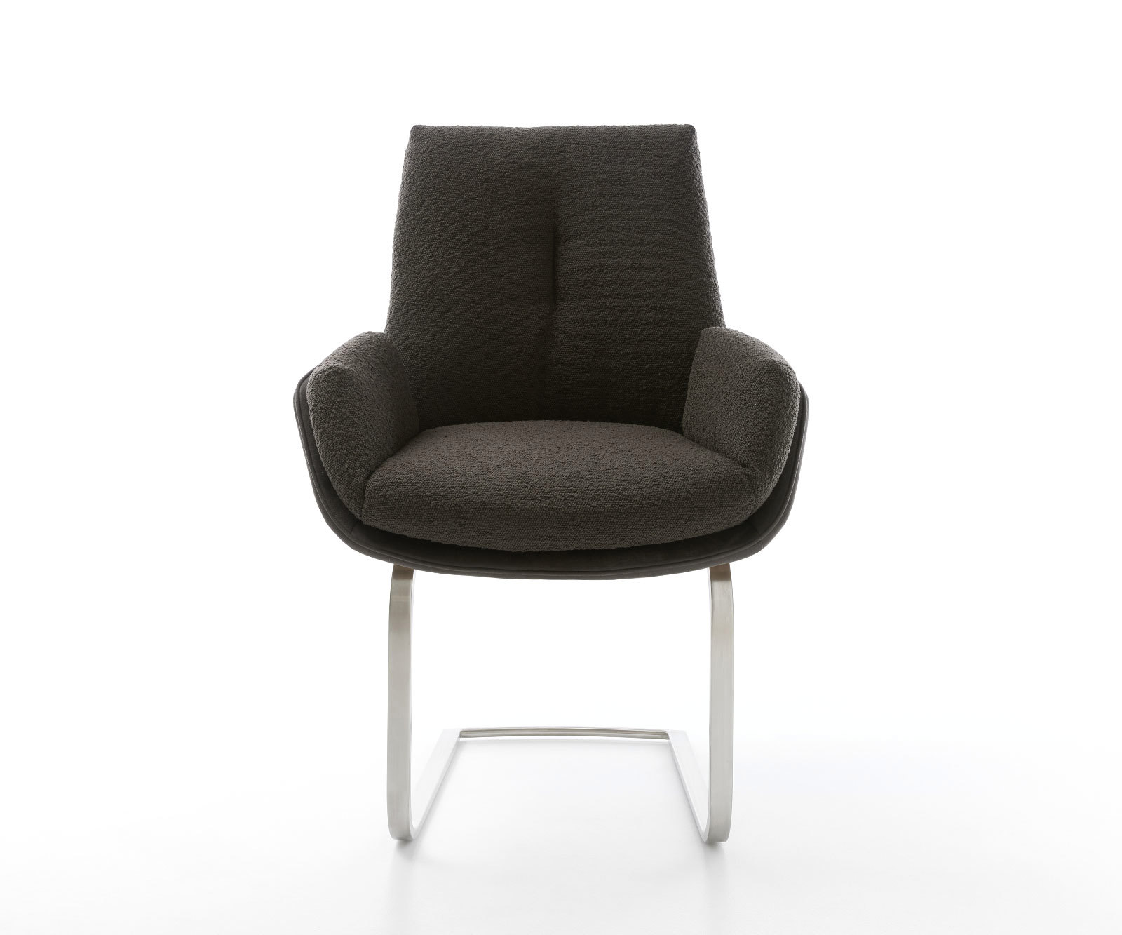 Étkezőszék Clea-Flex vegyes anyag fekete étkezőszék lapos rozsdamentes acél - Image 2