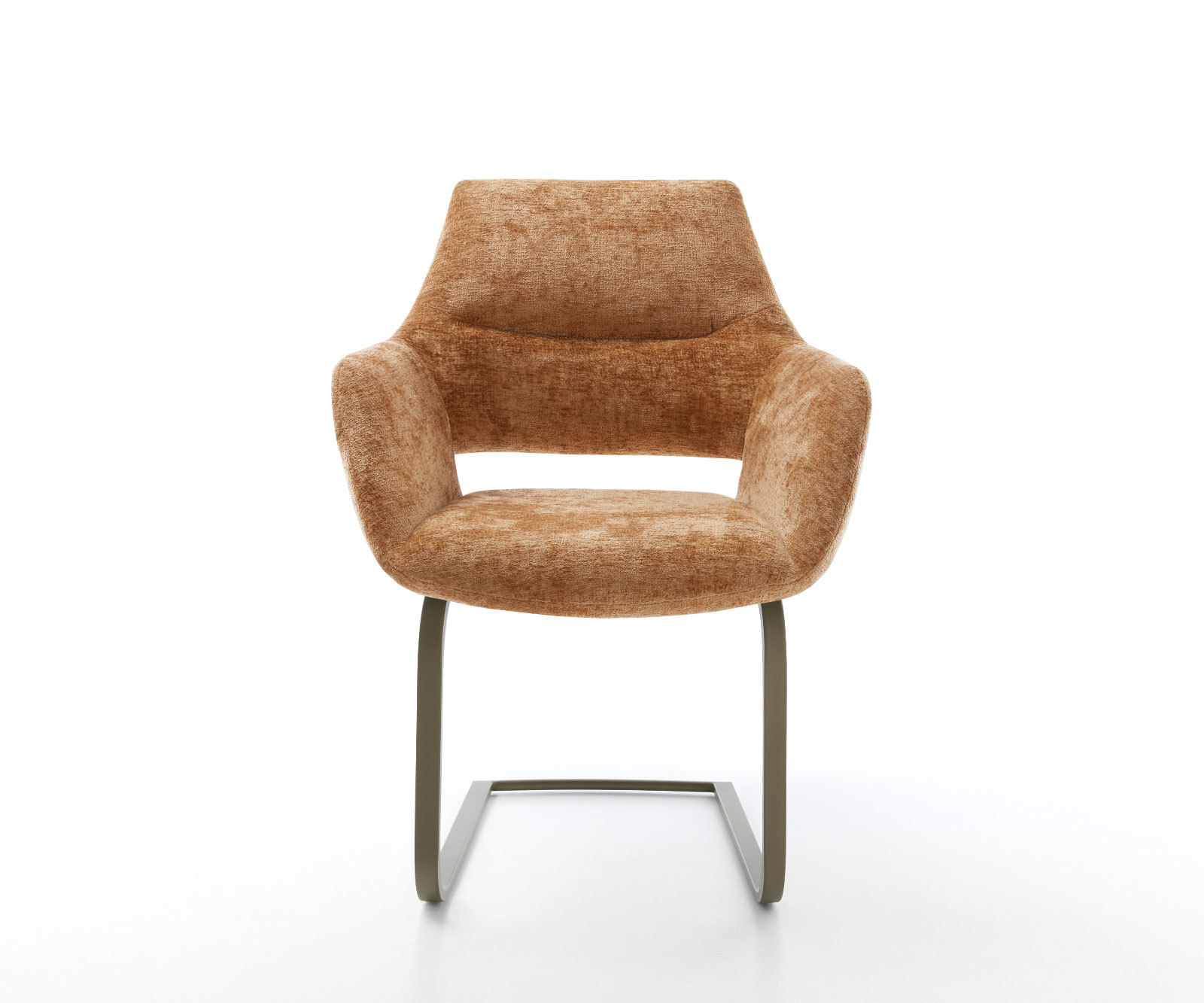 Étkezőszék Yago-Flex karfás mikroszálas rozsdás lapos hatású titán zsákrugós ülőfelület - Image 2