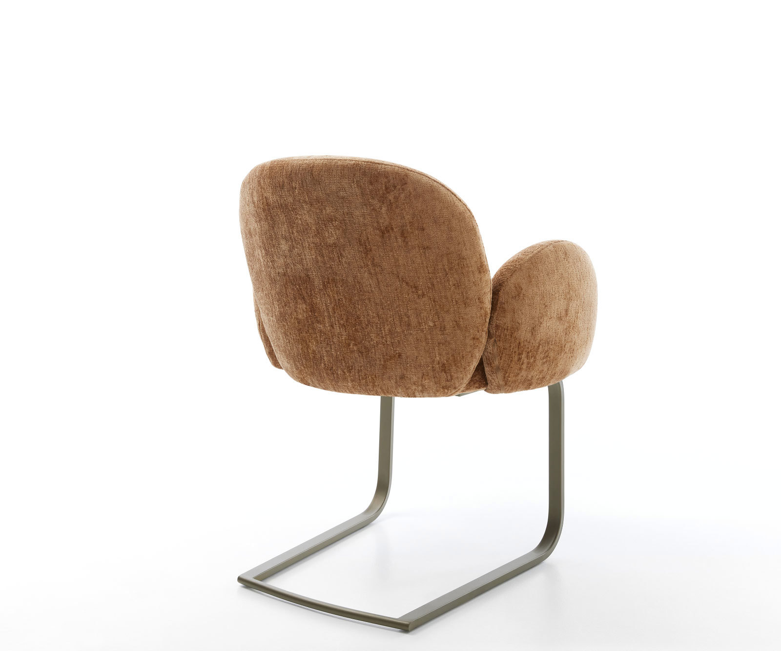 Étkezőszék Nube-Flex karfás mikroszálas rozsdás lapos titan hatású zsákrugós - Image 5