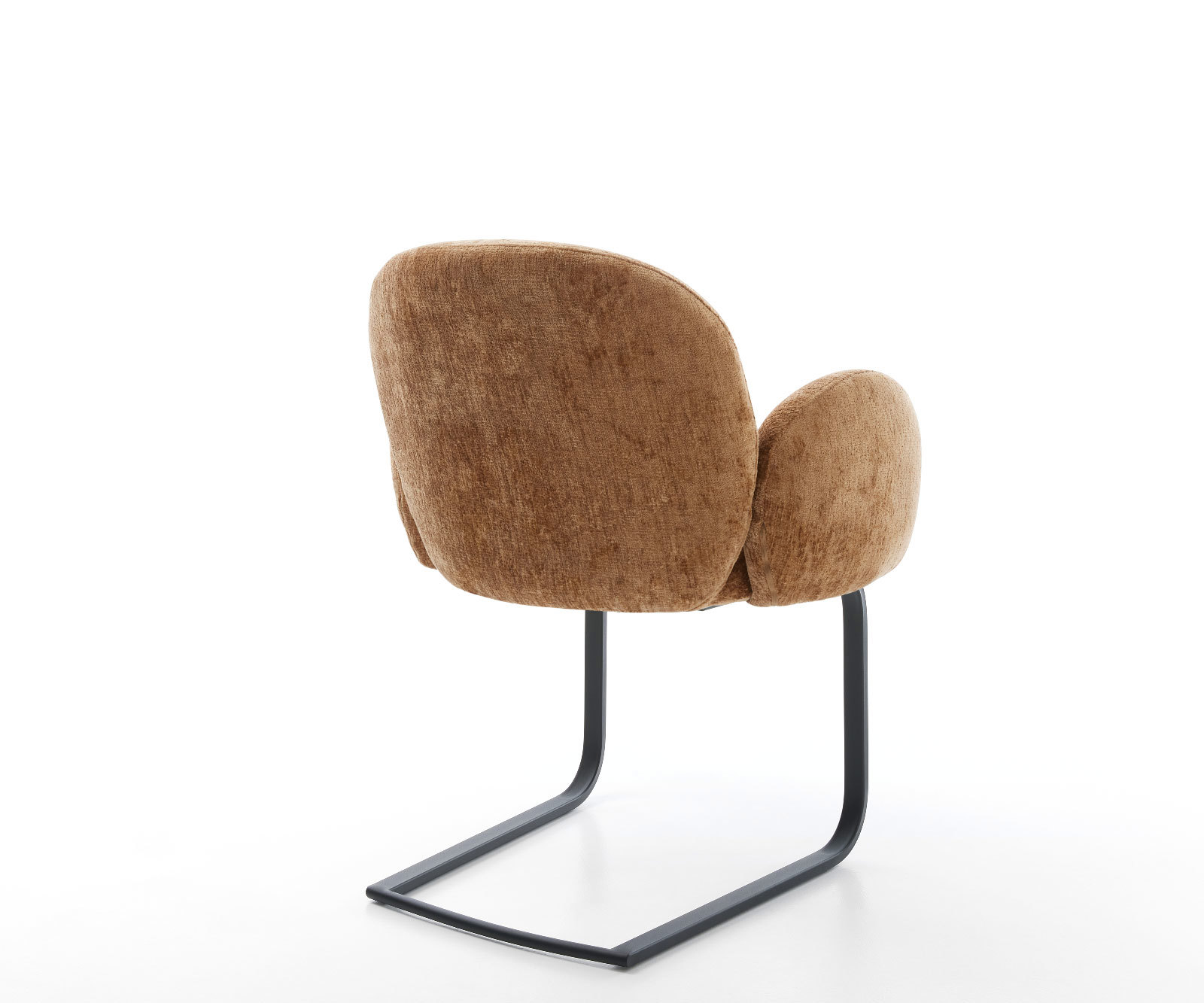 Étkezőszék Nube-Flex karfás mikroszálas rozsdás lapos fekete zsákrugós ülőfelülettel - Image 5