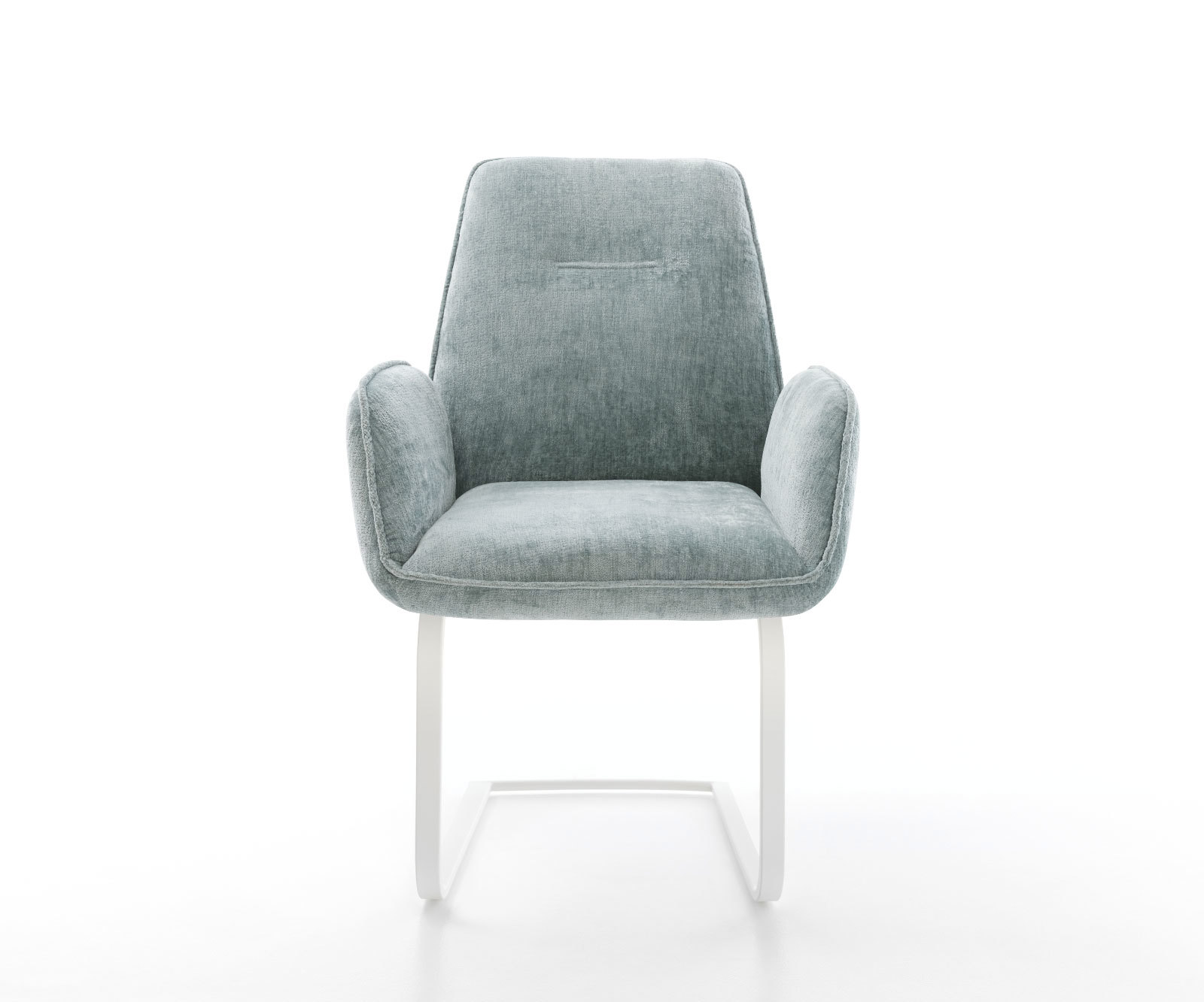 Étkezőszék Zoa-Flex mikroszálas pasztellkék étkezőszék lapos fehér zsákrugós - Image 2