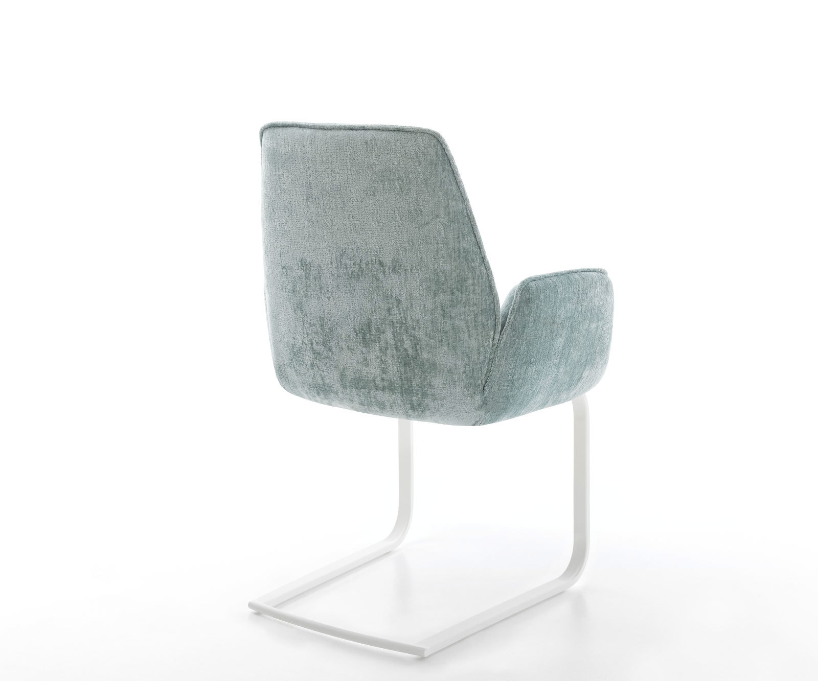 Étkezőszék Zoa-Flex mikroszálas pasztellkék étkezőszék lapos fehér zsákrugós - Image 5