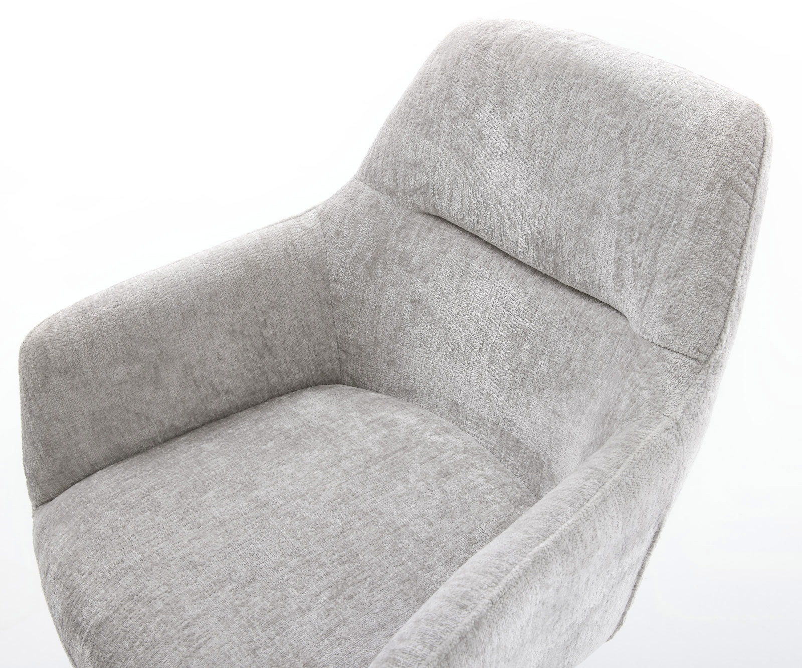 Étkezőszék Pejo-Flex mikroszálas ezüstszürke 4 lábas kúpos rozsdamentes acél zsákrugós - Image 4