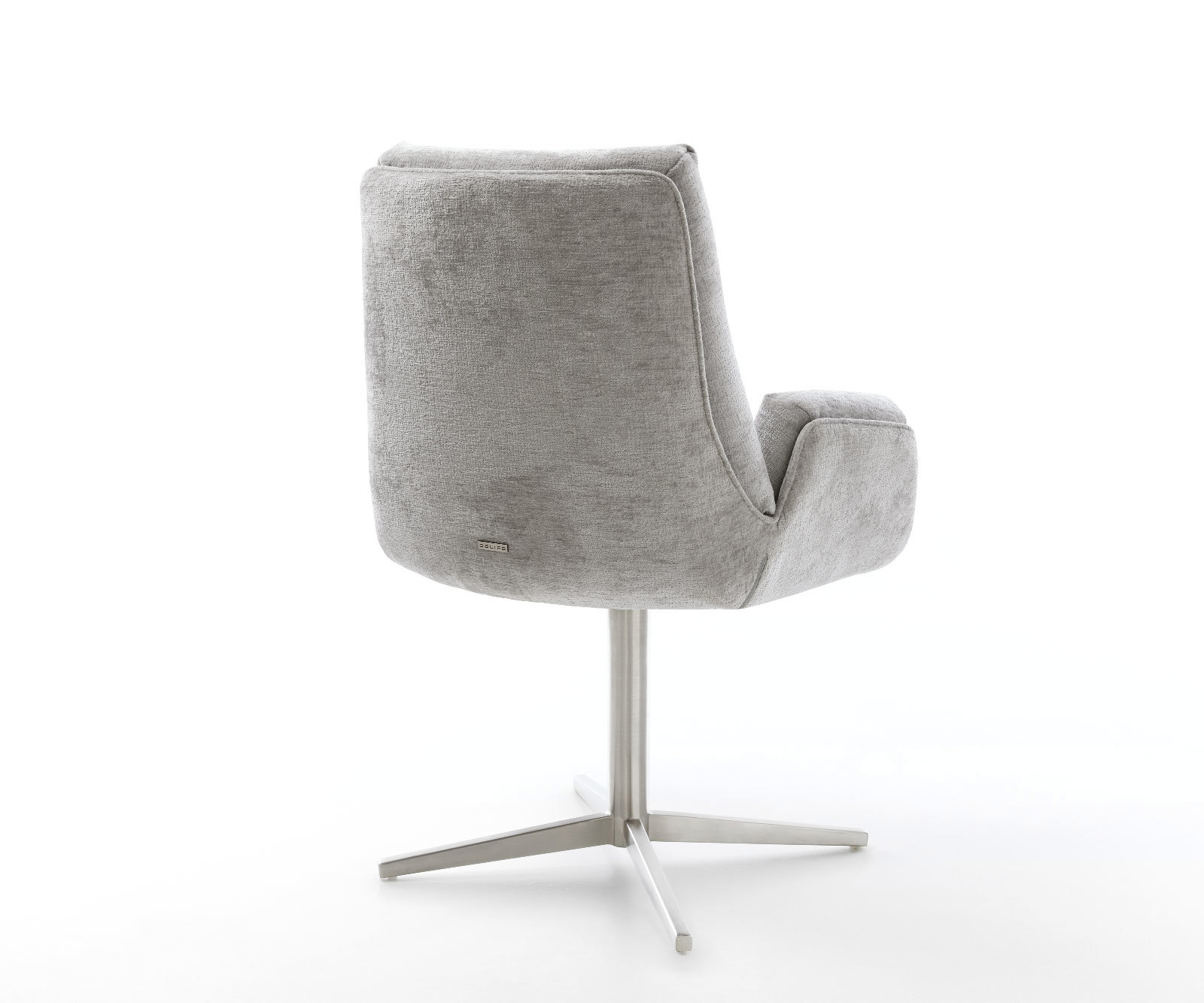 Étkezőszék Clea-Flex mikroszálas ezüstszürke fém láb 360° forgatható - Image 5