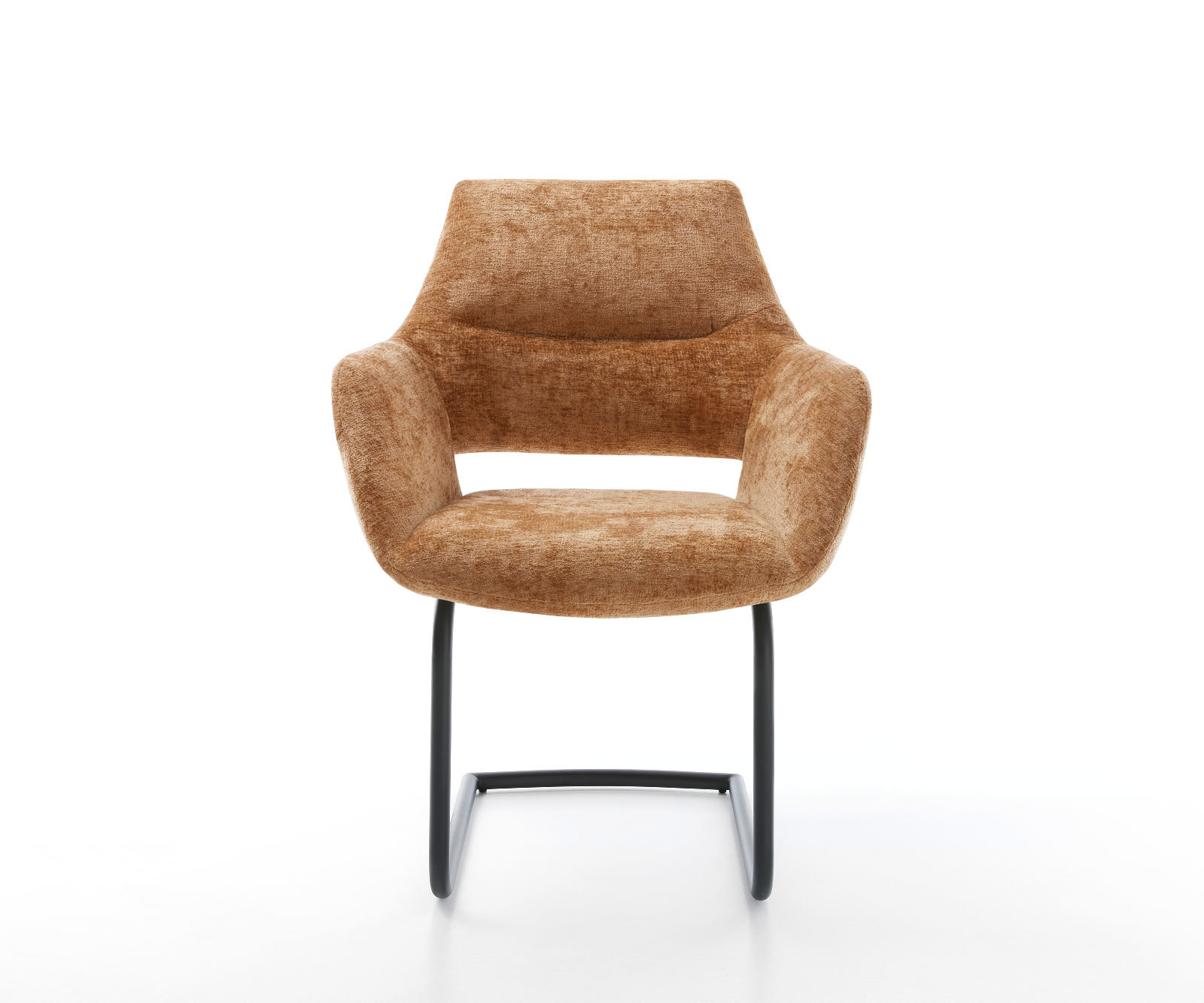 Étkezőszék Yago-Flex karfás mikroszálas rozsdás kerek fekete zsákrugós étkezőszék - Image 2