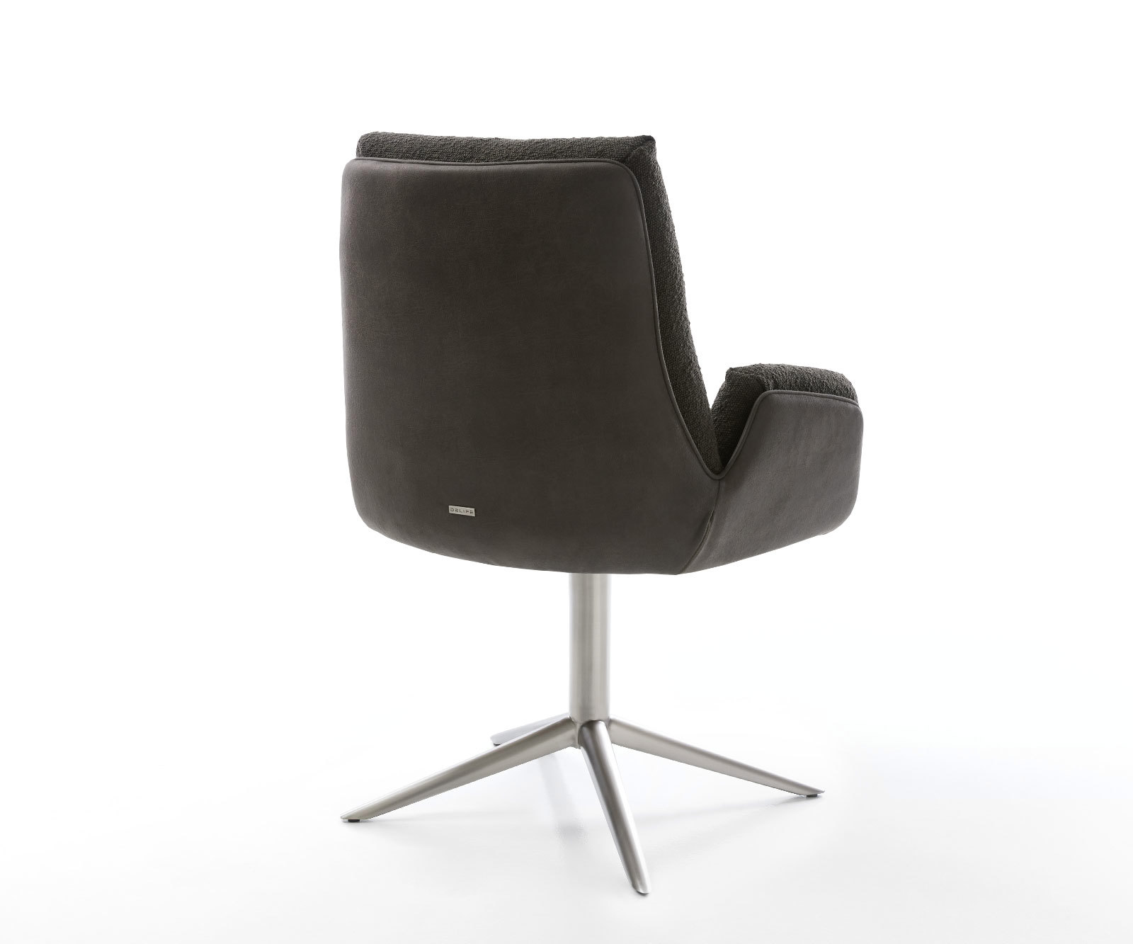 Étkezőszék Clea-Flex vegyes anyag fekete rozsdamentes acél láb 360° forgatható billenő funkcióval - Image 5