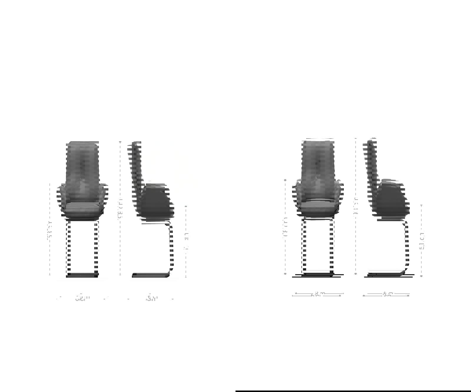 Étkezőszék Clea-Flex vegyes anyagok sötét bézs kerek rozsdamentes acél étkezőszék - Image 6