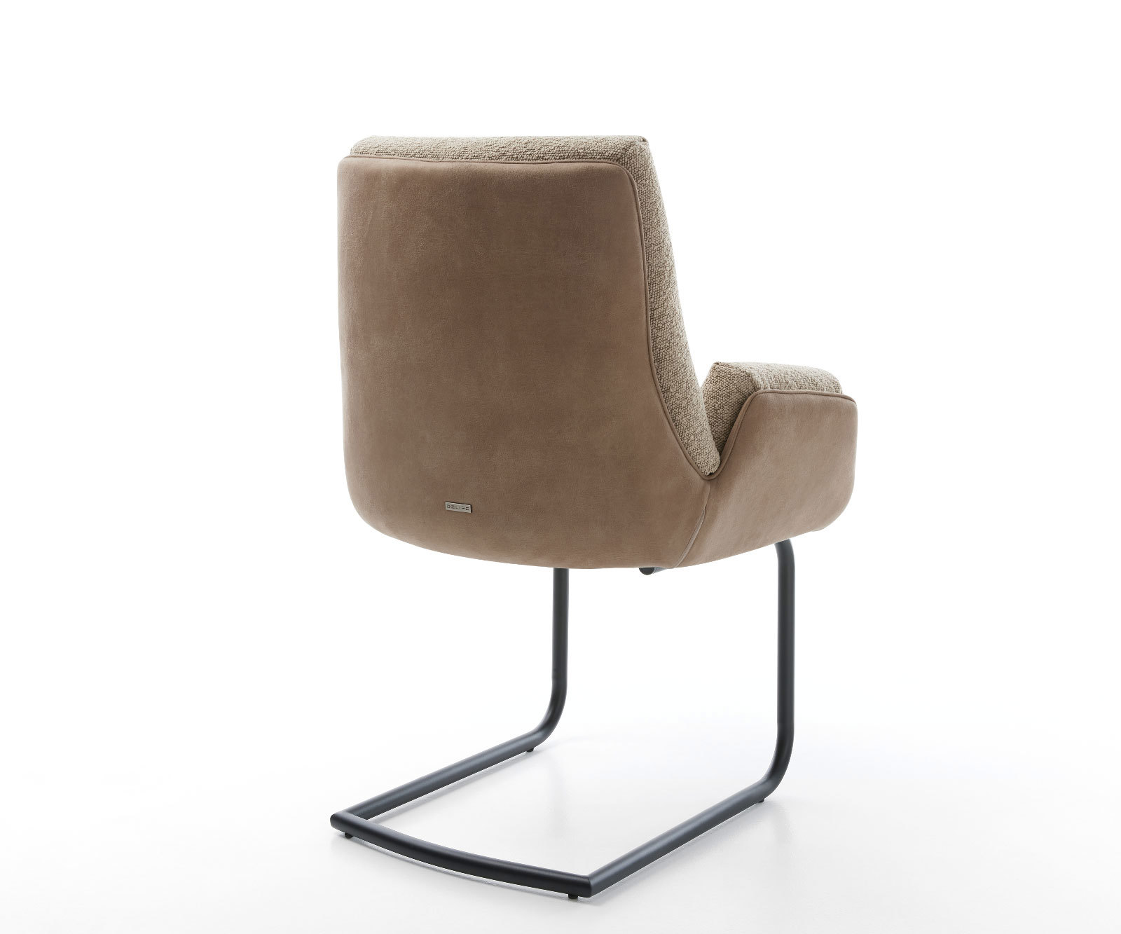 Étkezőszék Clea-Flex vegyes anyagok sötét bézs kerek fekete étkezőszék - Image 4