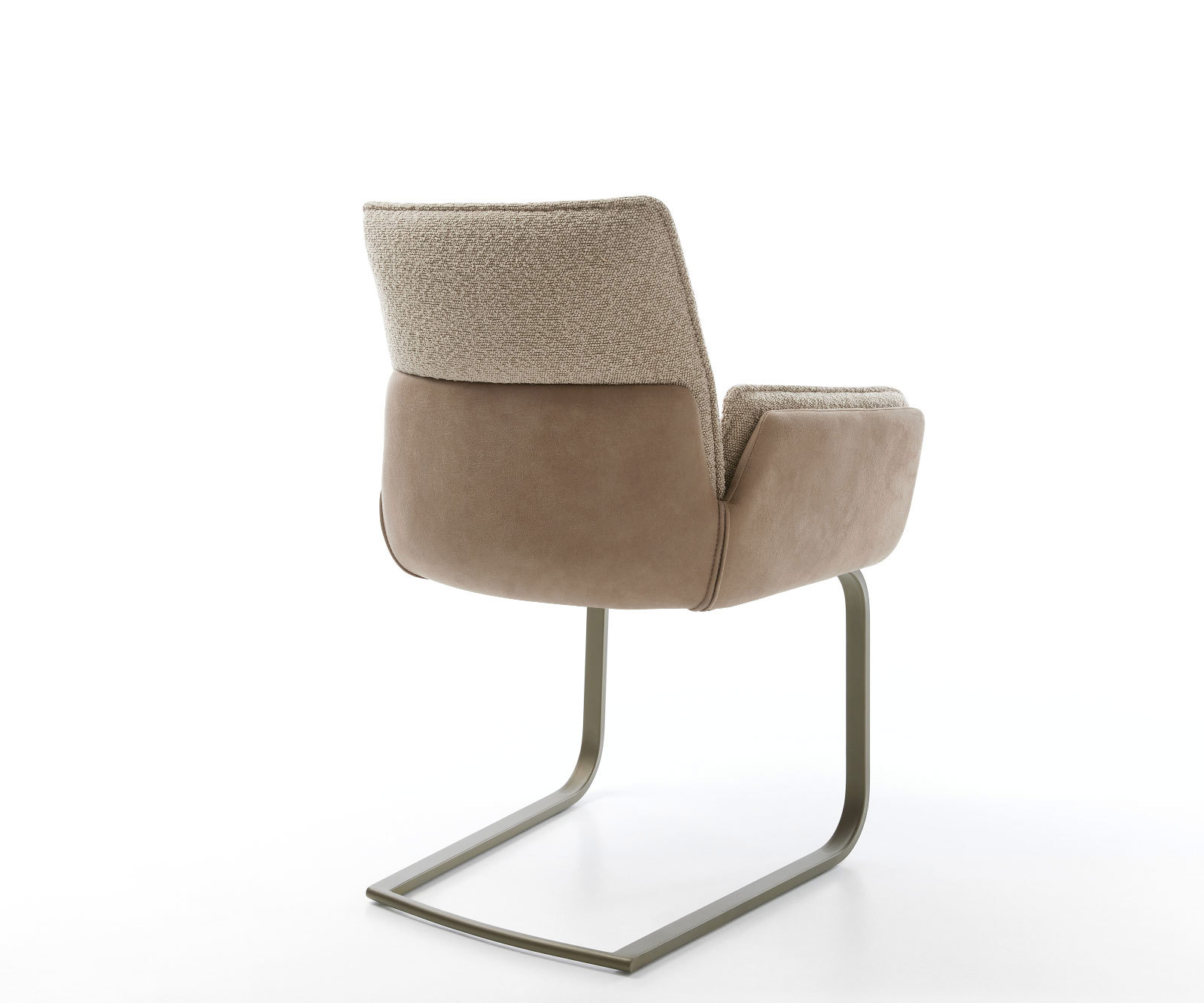 Étkezőszék Nela-Flex vegyes anyagok sötét bézs étkezőszék lapos titán effekt felület - Image 5