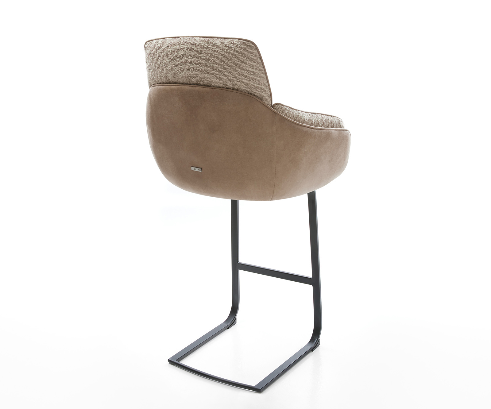 Bárszék Luan-Flex vegyes anyagok sötét bézs étkezőszék lapos fém zsákrugós - Image 5