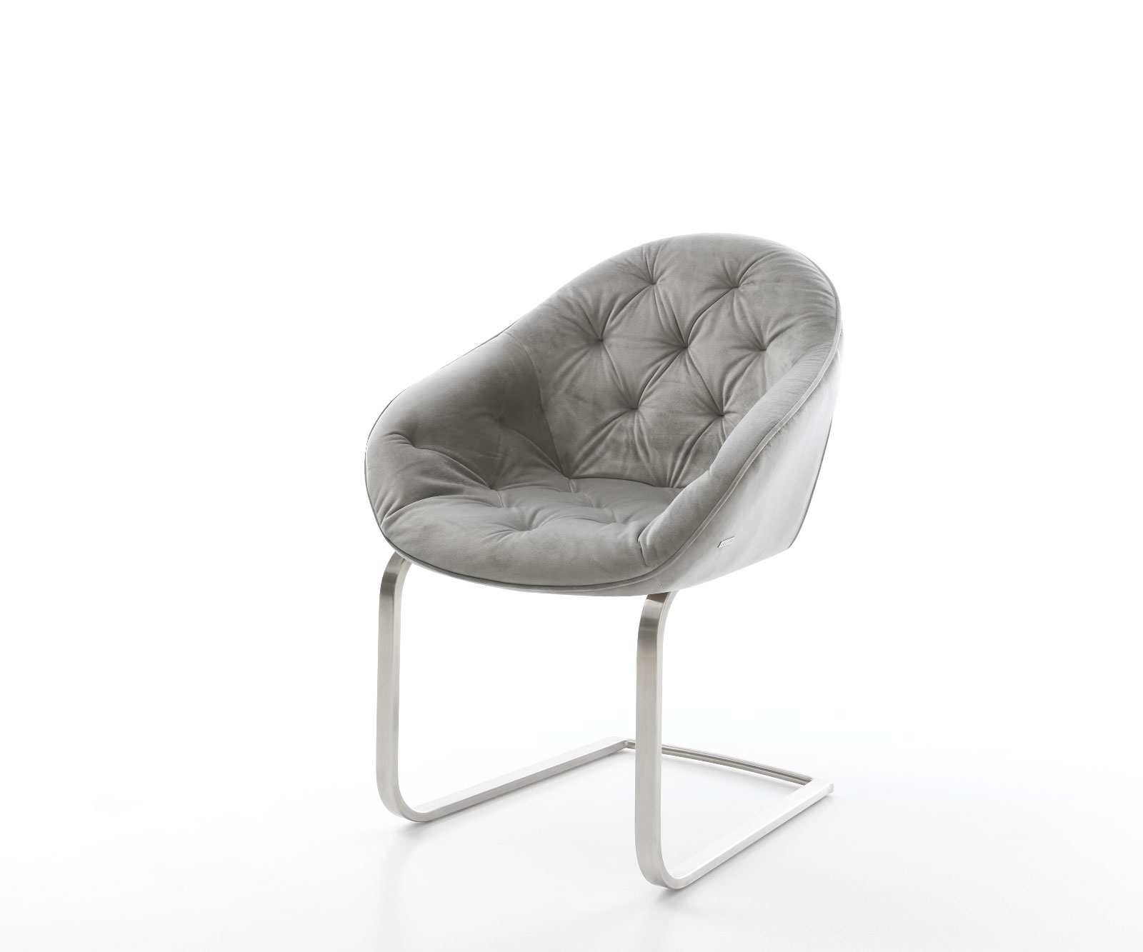 Étkezőszék Gaio-Flex mikroszálas szürke étkezőszék lapos rozsdamentes acél