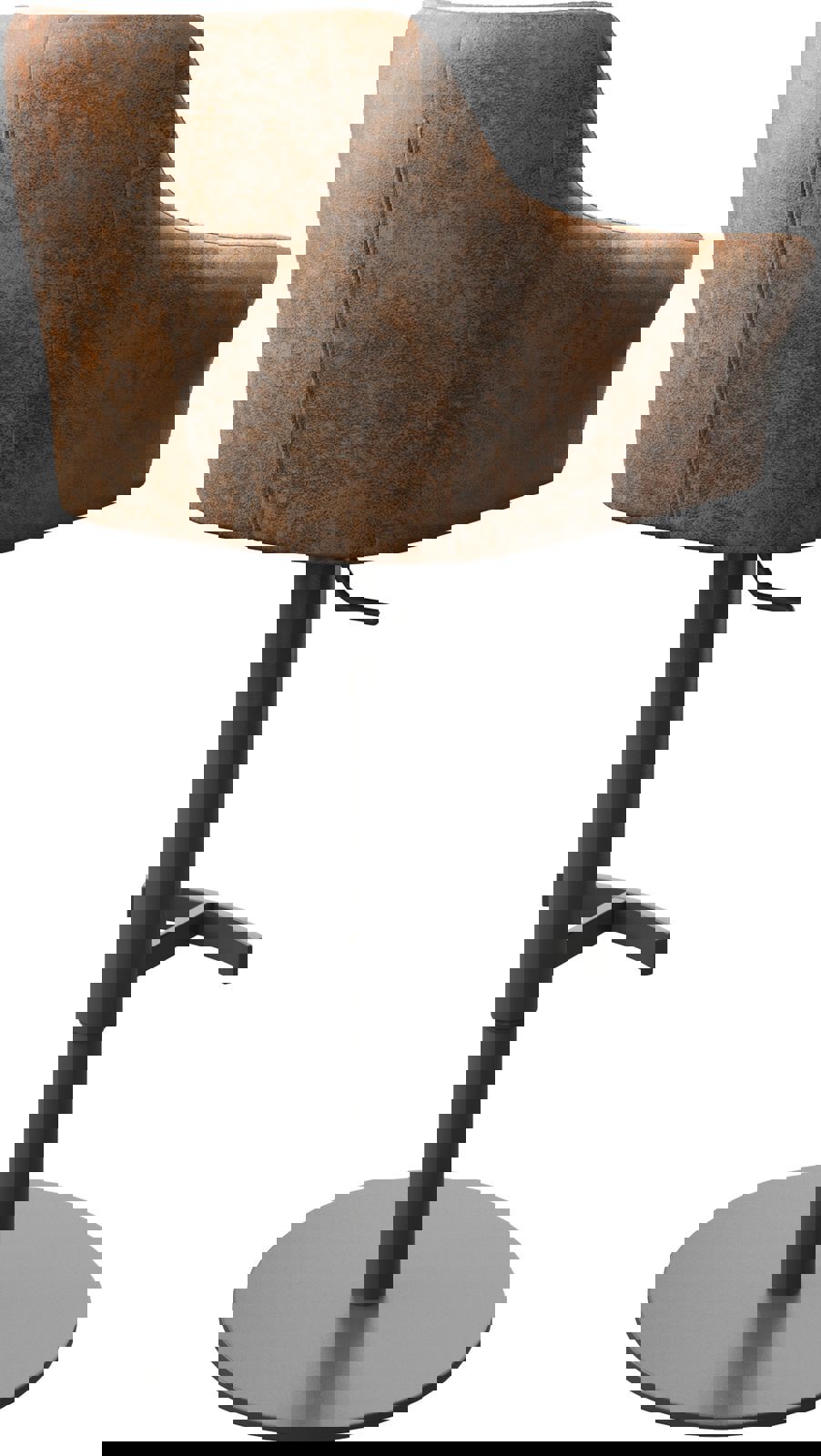 Bárszék Yulo-Flex vintage barna forgatható magasságban állítható fém láb - Image 5