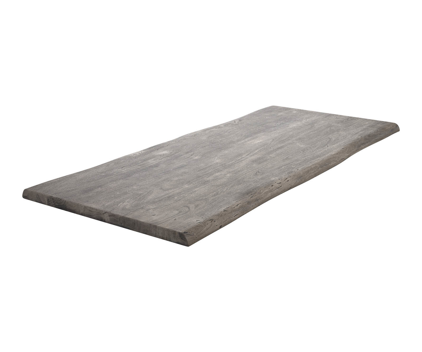 Asztallap Edge 220x100 cm XL akác platina Live-Edge