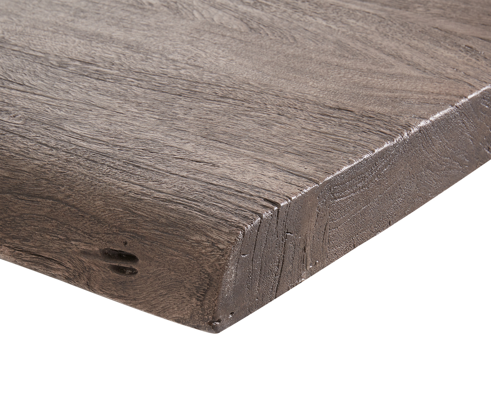 Asztallap Edge 220x100 cm XL akác platina Live-Edge - Image 4