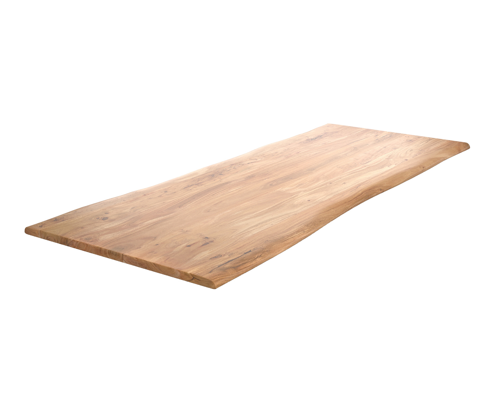 Asztallap Edge 240x100 cm akác természetes Live-Edge