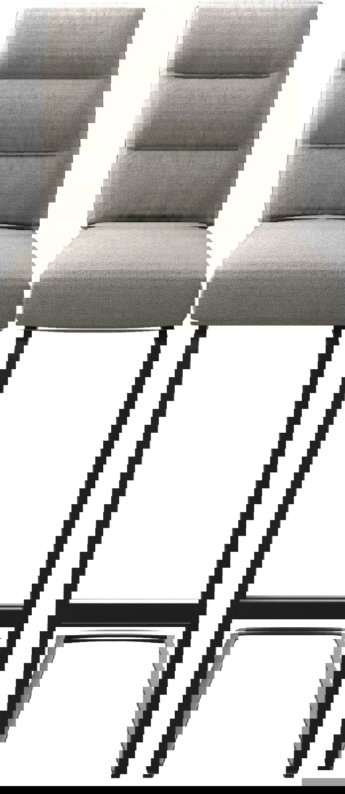 Bárszék Pela-Flex csíkos világosszürke étkezőszék lapos fém - Image 4