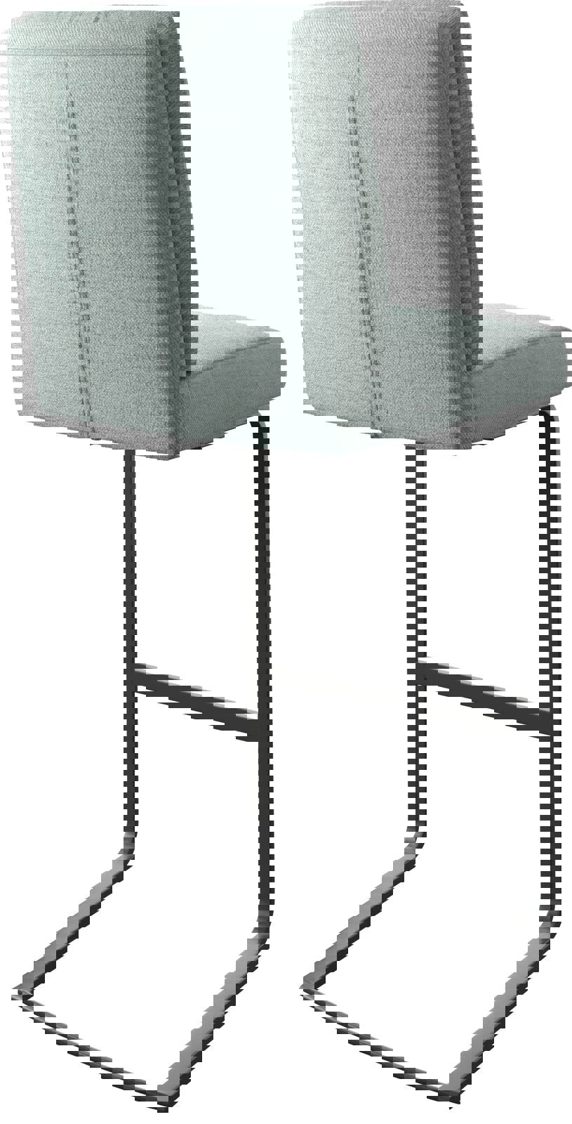 Bárszék Pela-Flex csíkos mentol étkezőszék lapos fém - Image 5