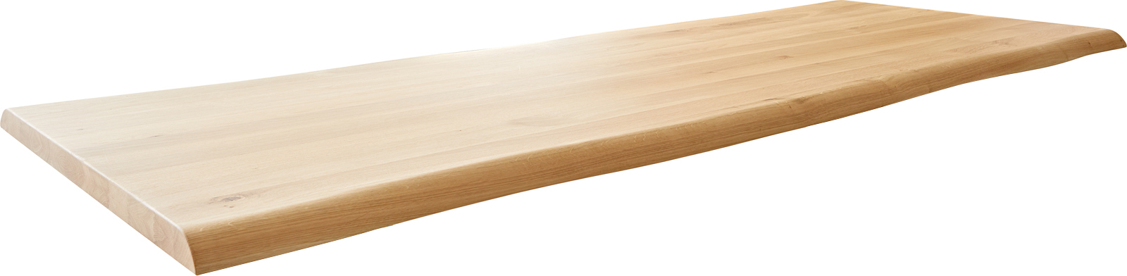 Asztallap Edge 260x100 cm tölgy természetes Live-Edge