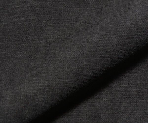 "U" alakú kanapé Sirpio 300x200 cm mikroszálas fekete rekamié változtatható puffal - Image 3