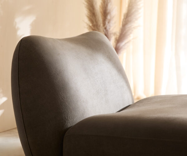 Lounge fotel Zena 75x85 cm taupe vintage - Image 5