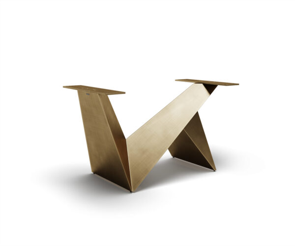 Láb Origami metál arany