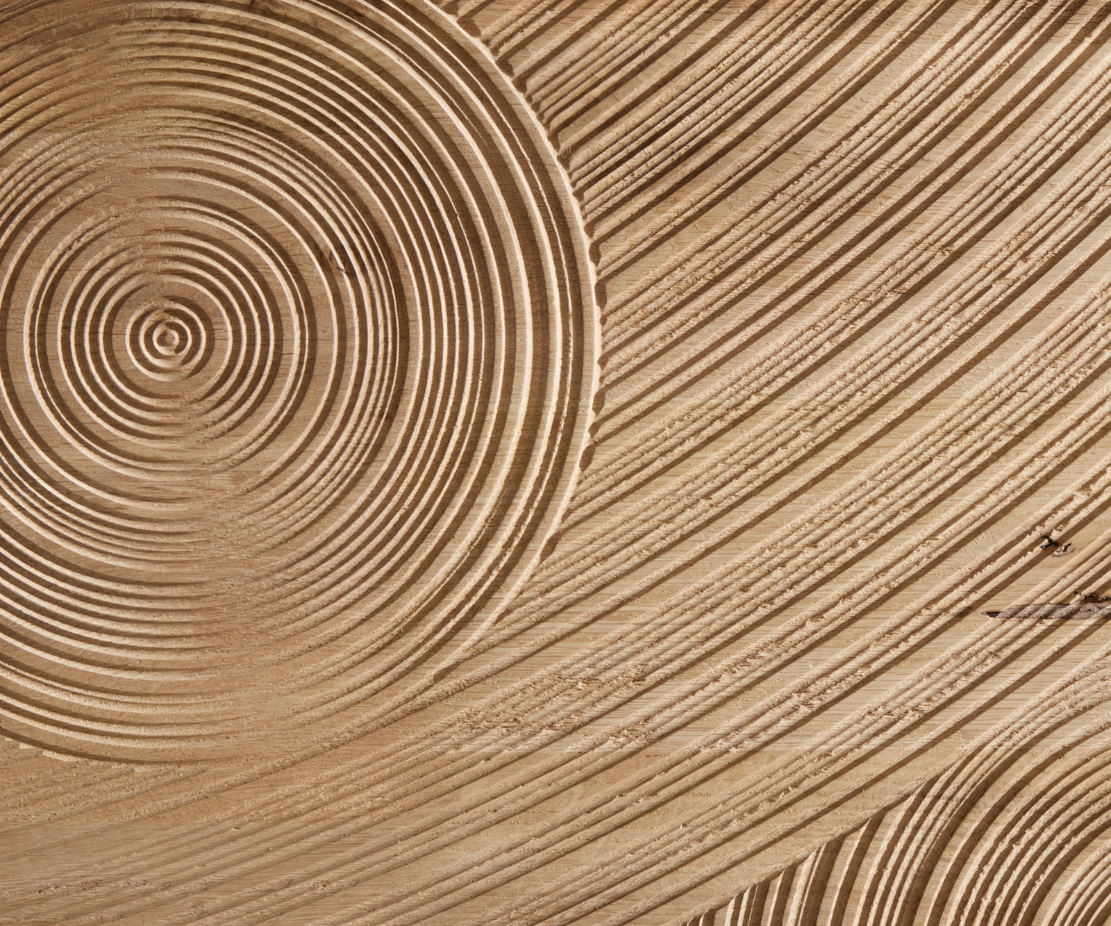 TV szekrény Ashara 220 cm tölgy természetes 3D hatás 4 ajtós "L" alakú fém láb fekete - Image 3