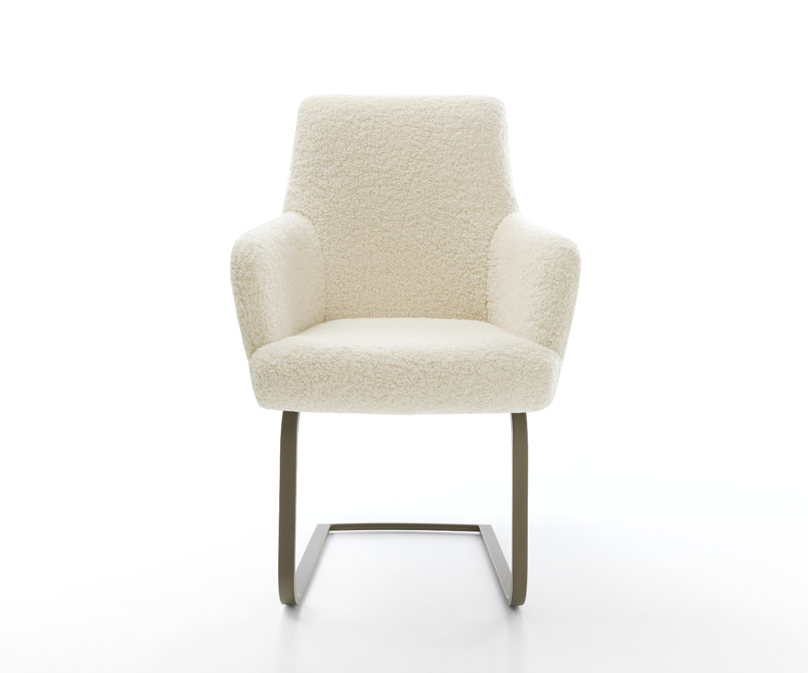 Étkezőszék Heira-Flex karfás mikroszálas bézs étkezőszék lapos titánszínű hatású zsákrugós - Image 2